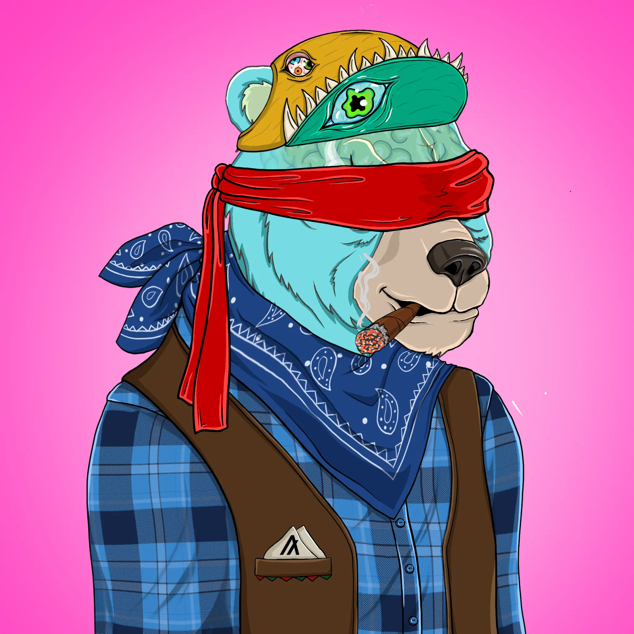 Mad Bears #1323 NFT on Algorand