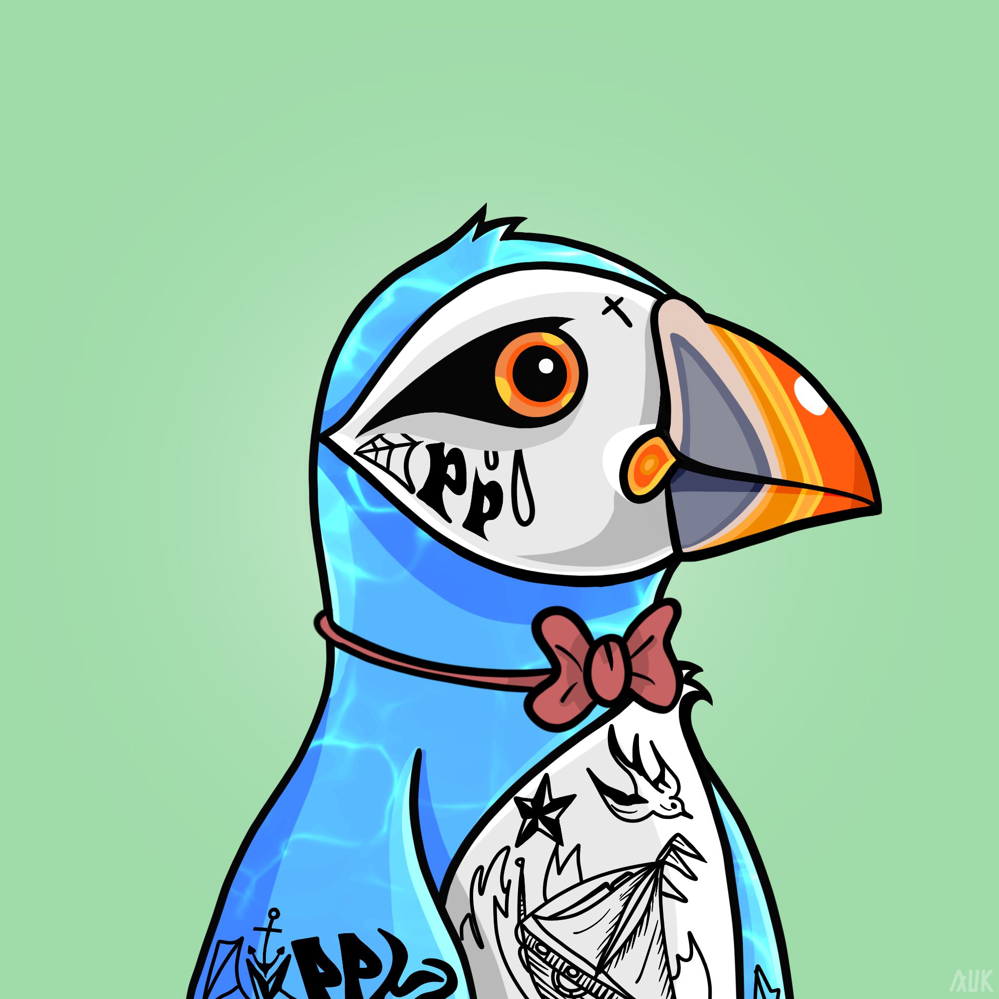 Poppin Puffins #1812 NFT on Algorand
