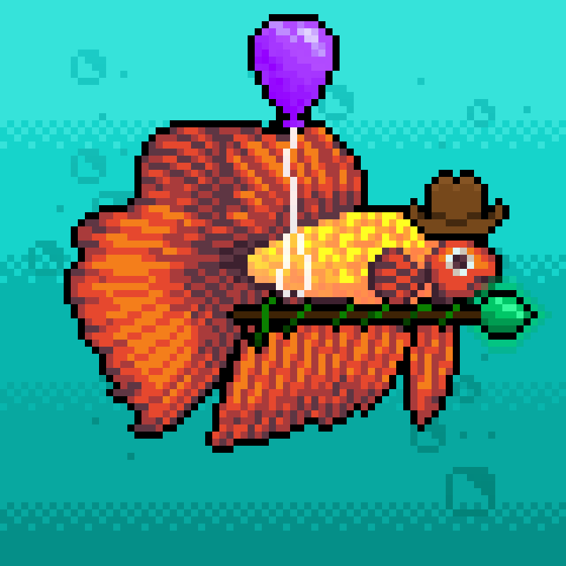 Fighting Fish #45 NFT on Algorand