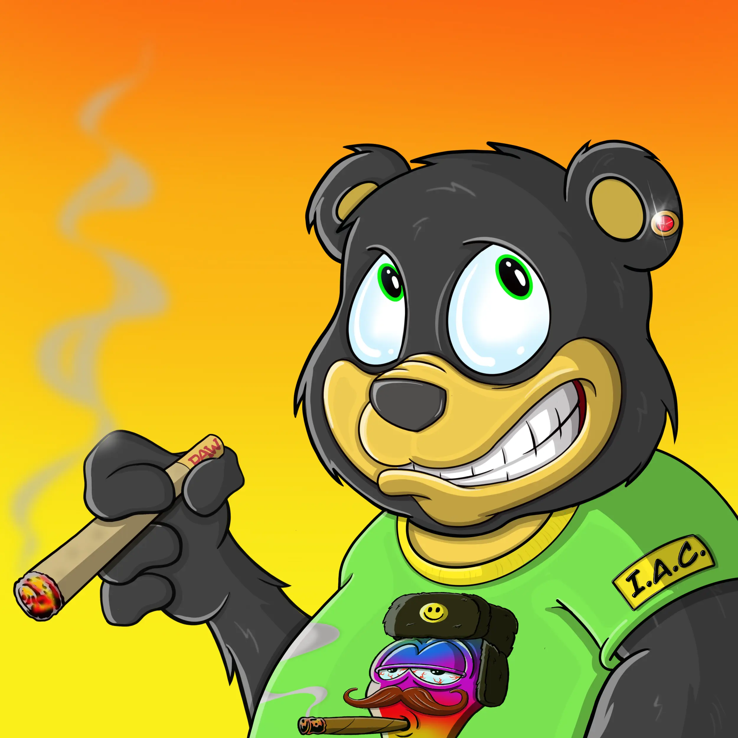 Burnin Bears #667 NFT on Algorand