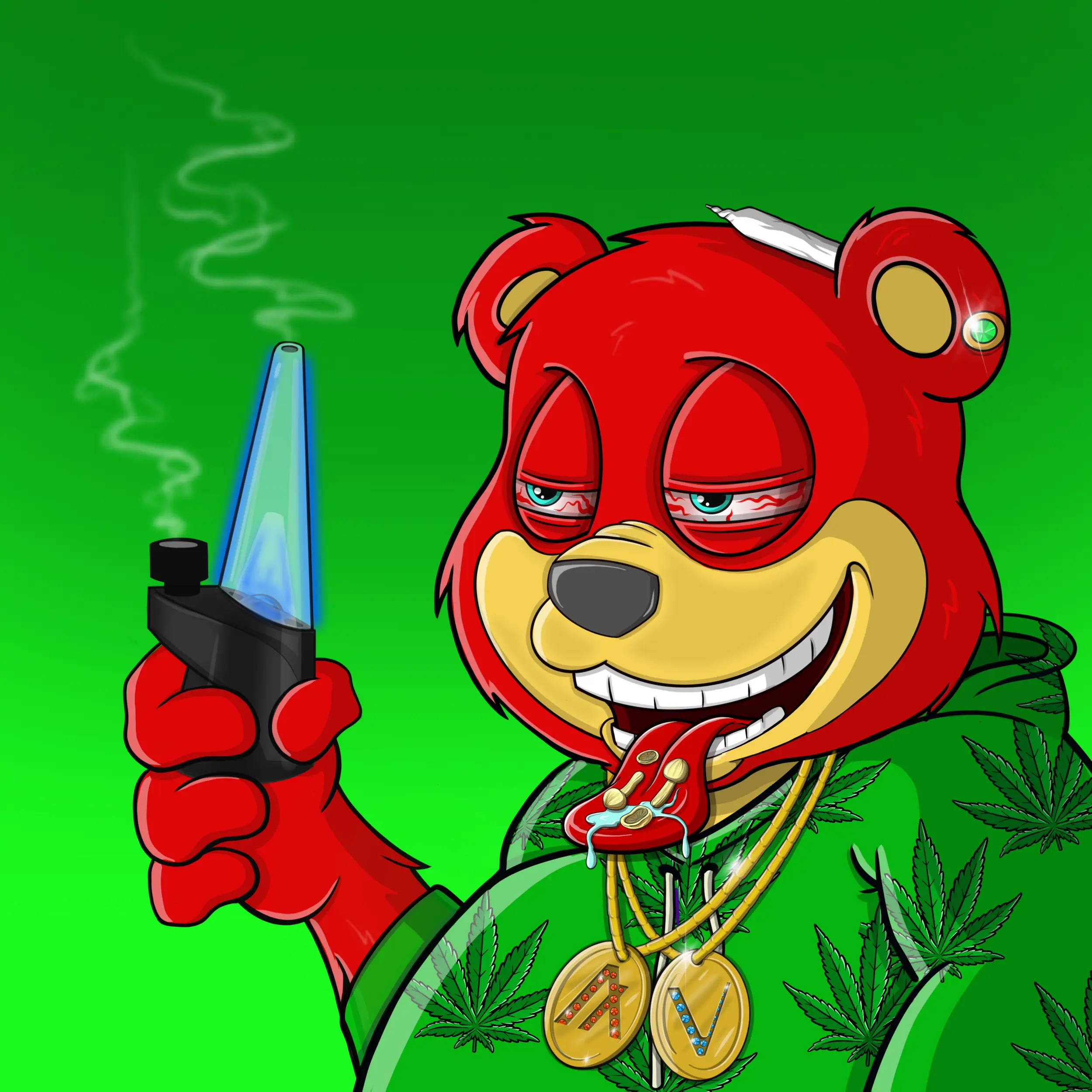 Burnin Bears #1733 NFT on Algorand