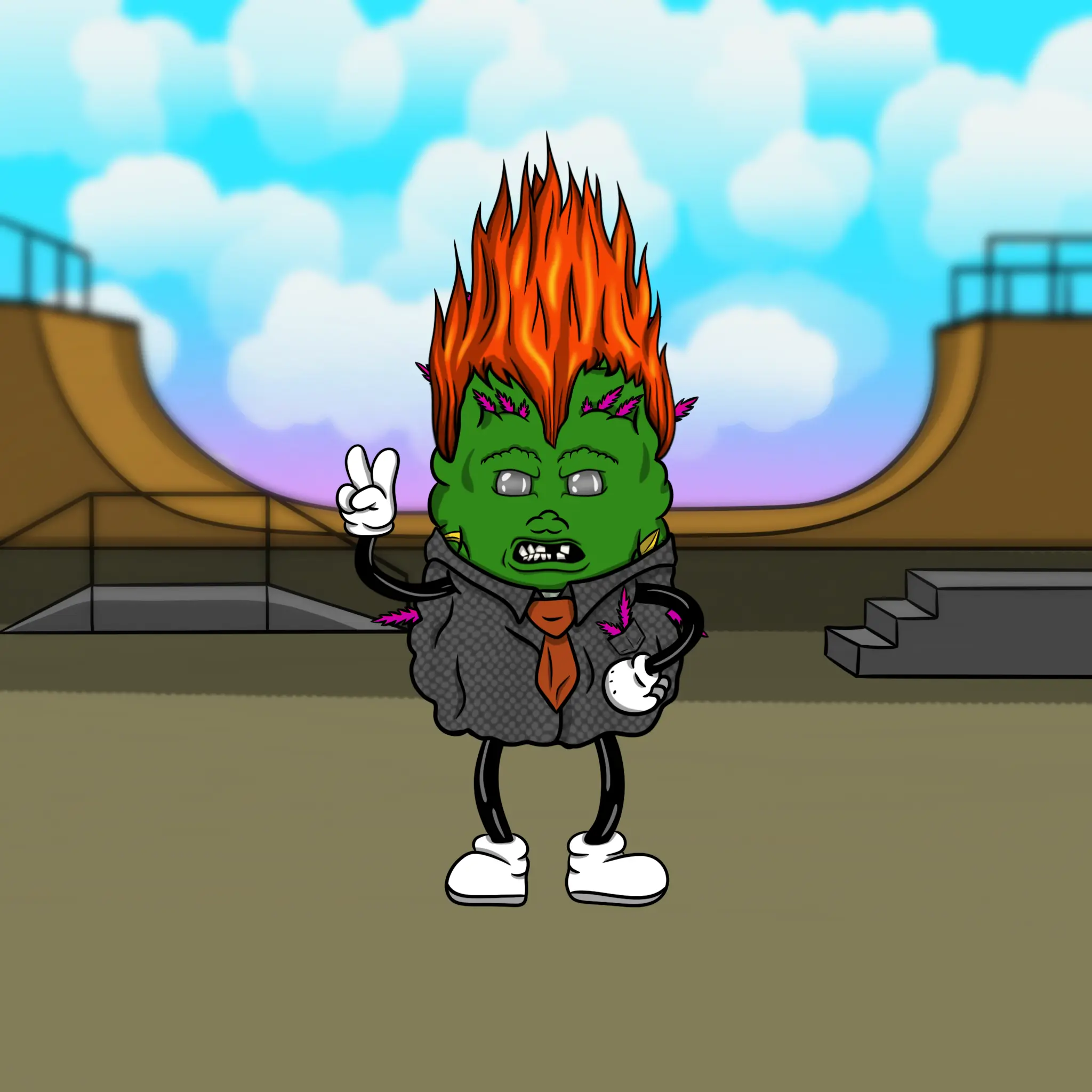 Blazing Budz #161 NFT on Algorand