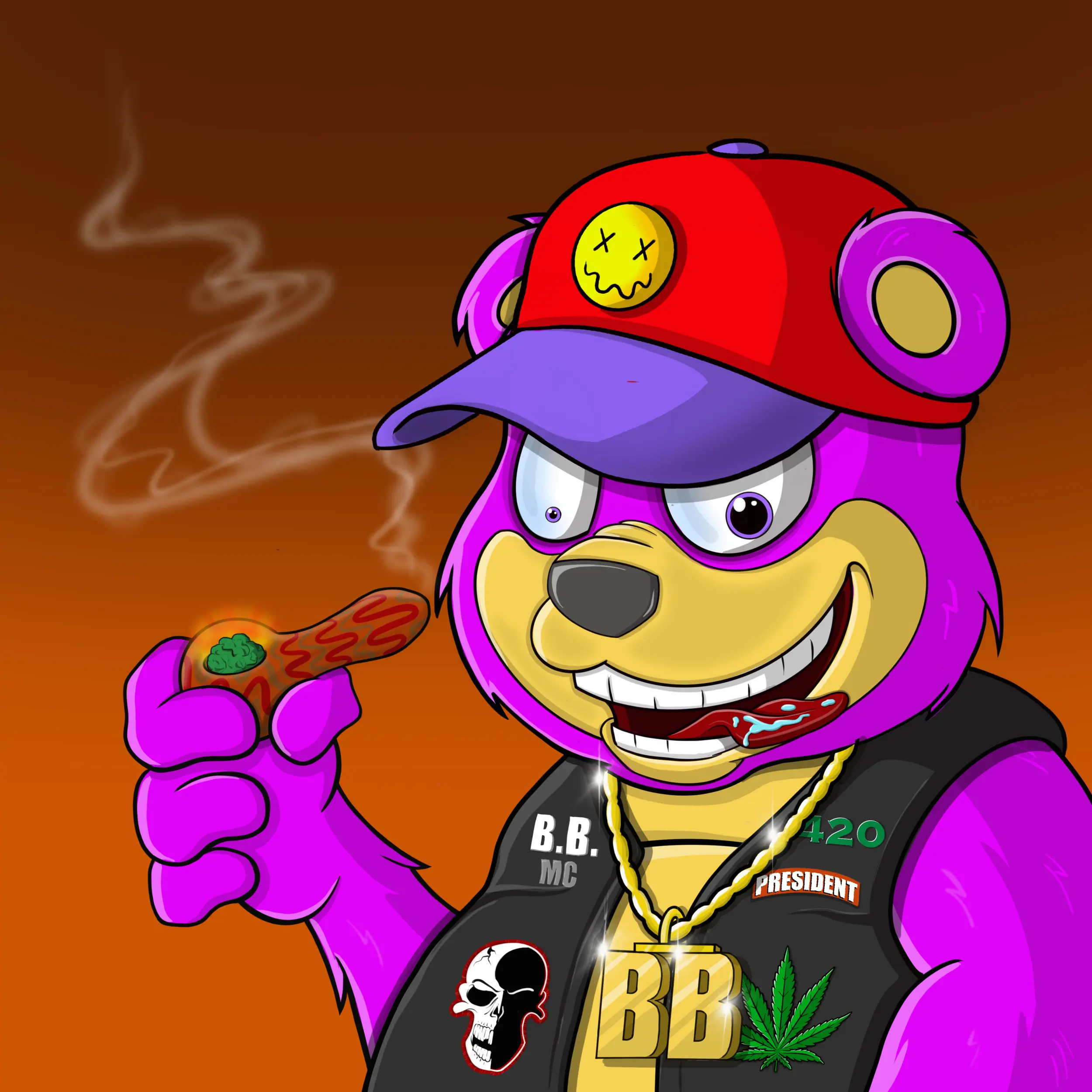 Burnin Bears #163 NFT on Algorand