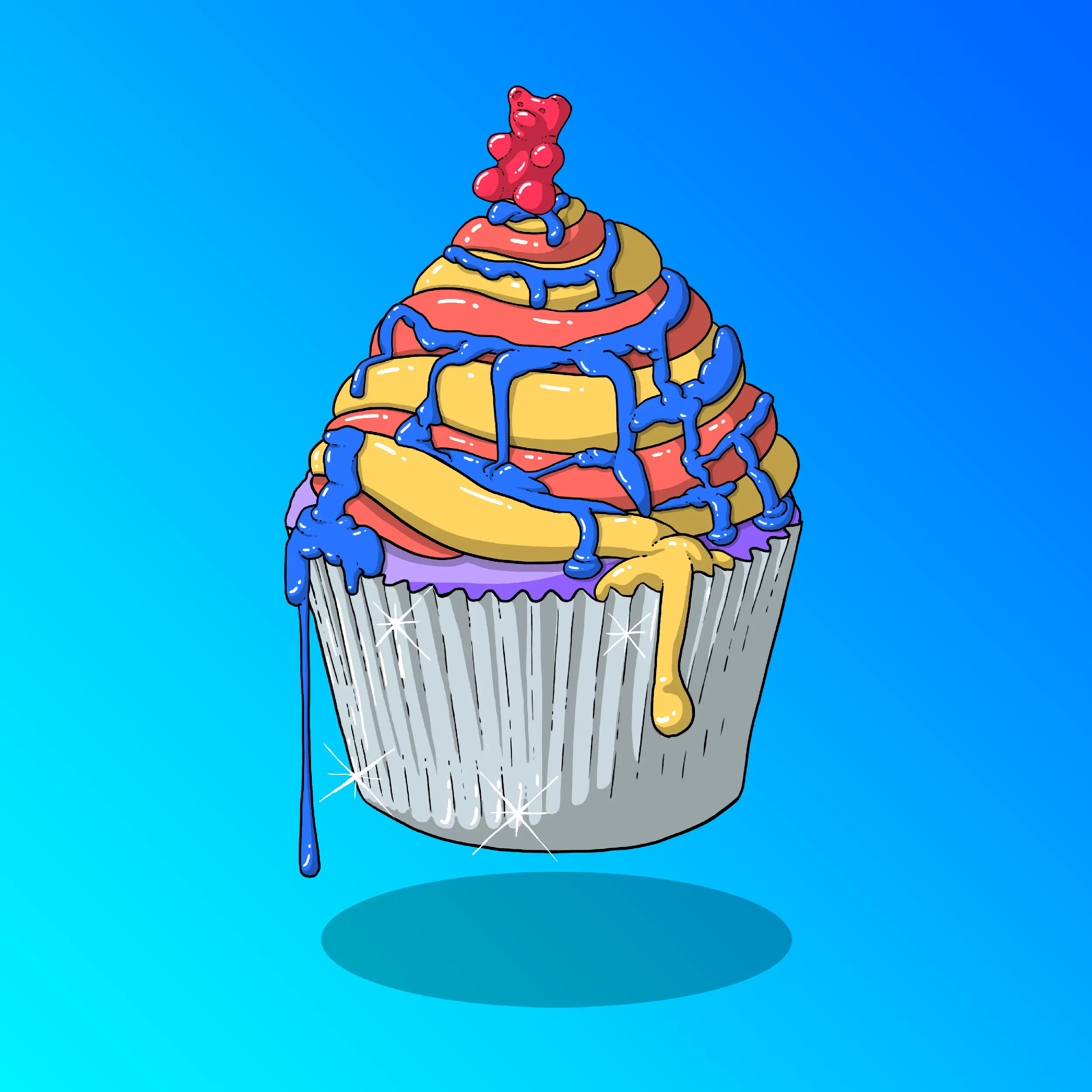 Cupcakes #98 NFT on Algorand