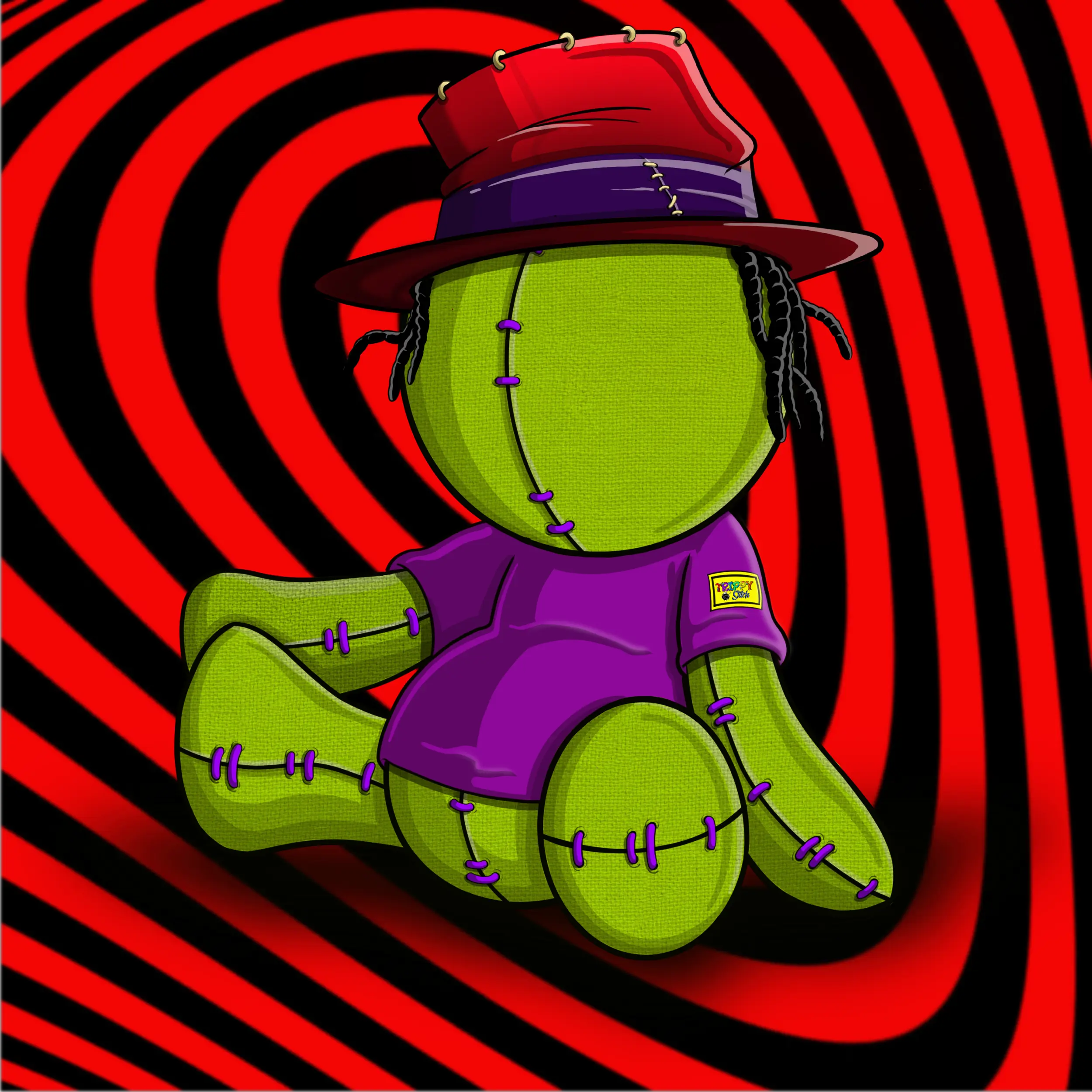 Trippy Stitch #720 NFT on Algorand