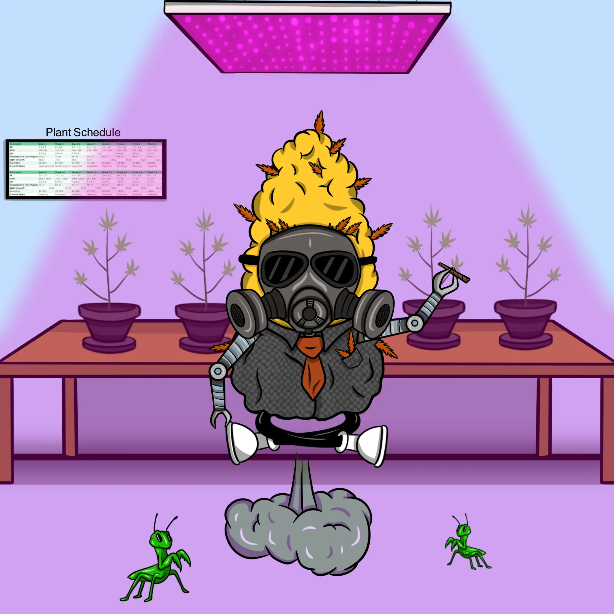 Blazing Budz #242 NFT on Algorand