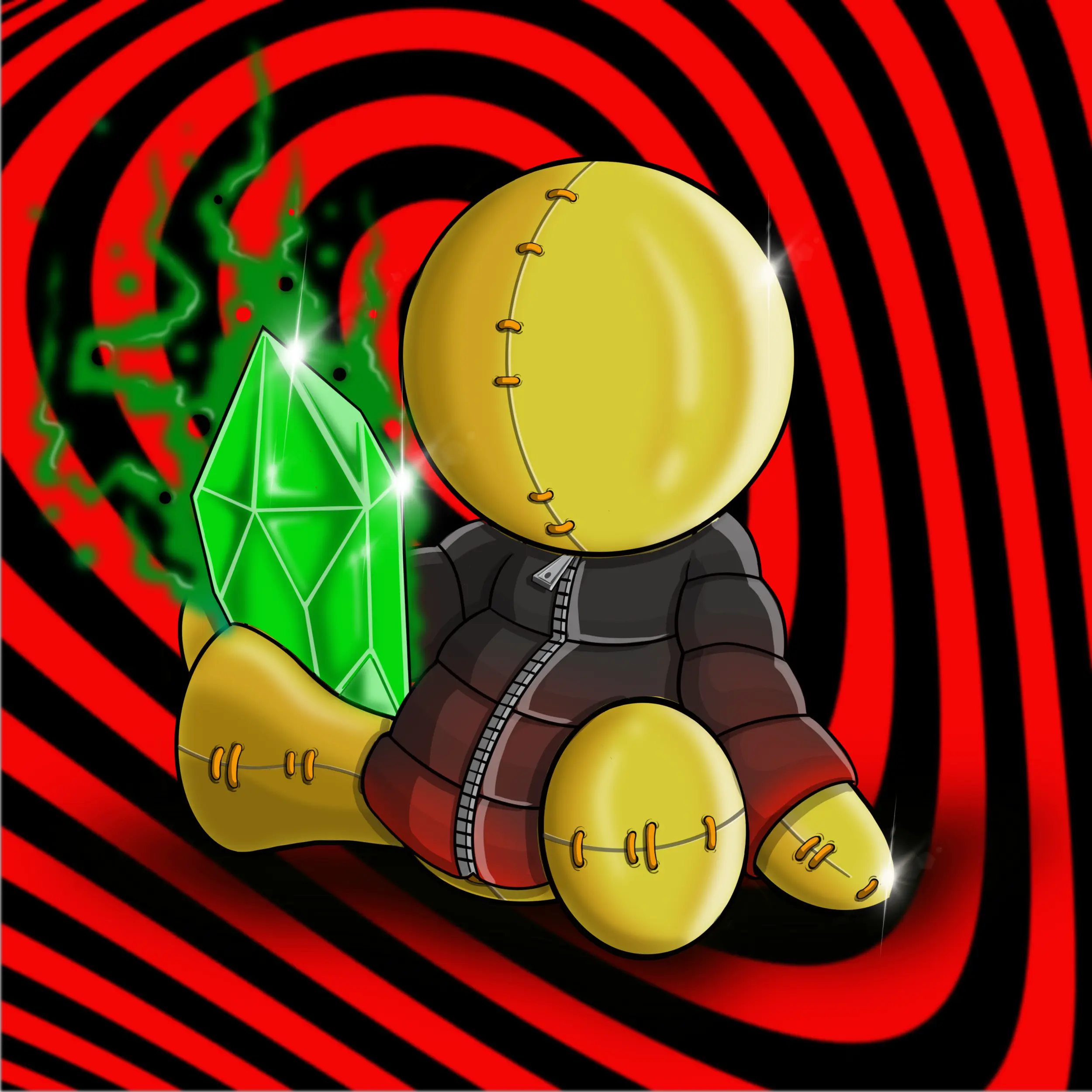 Trippy Stitch #1207 NFT on Algorand