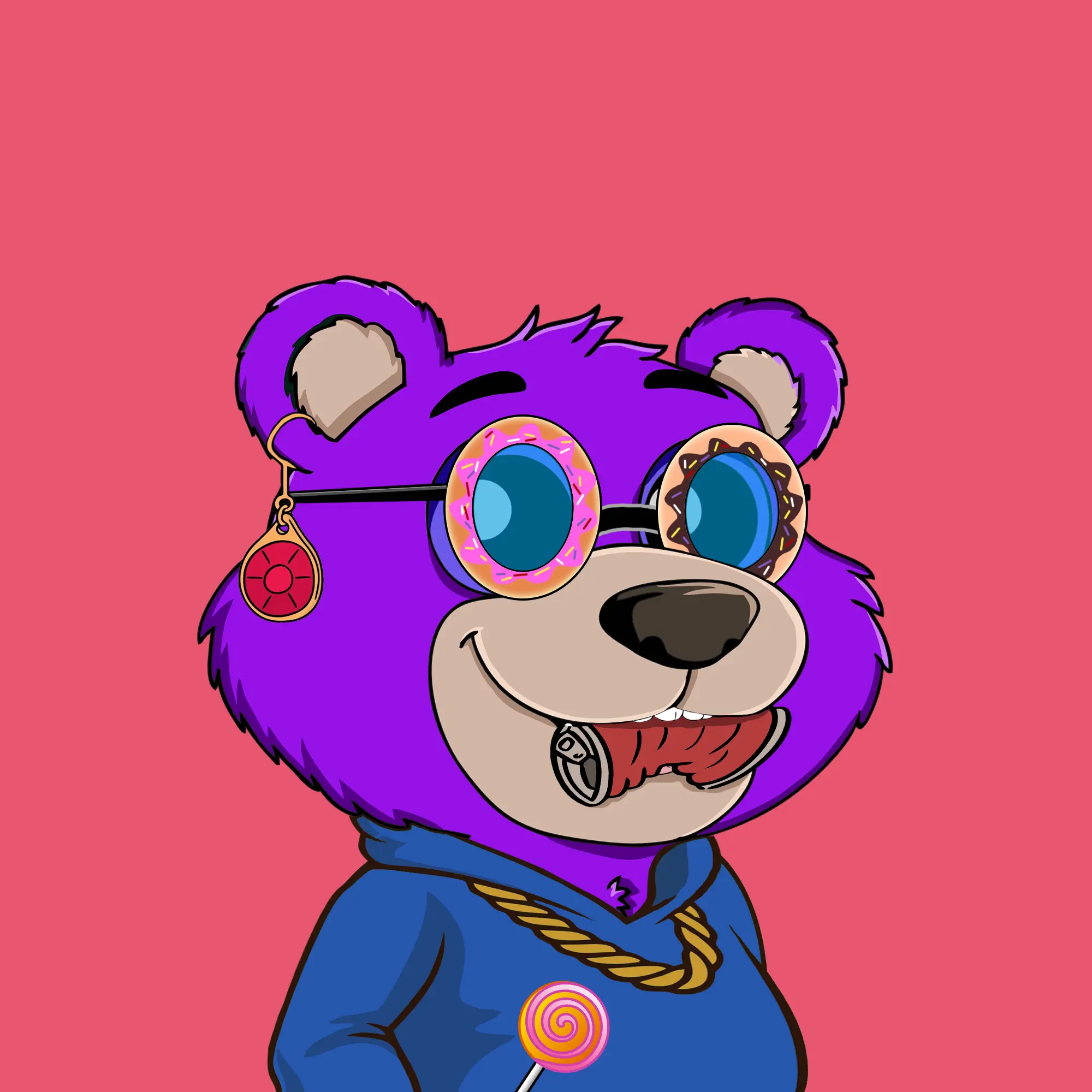 Gluttonous Bears #185 NFT on Algorand