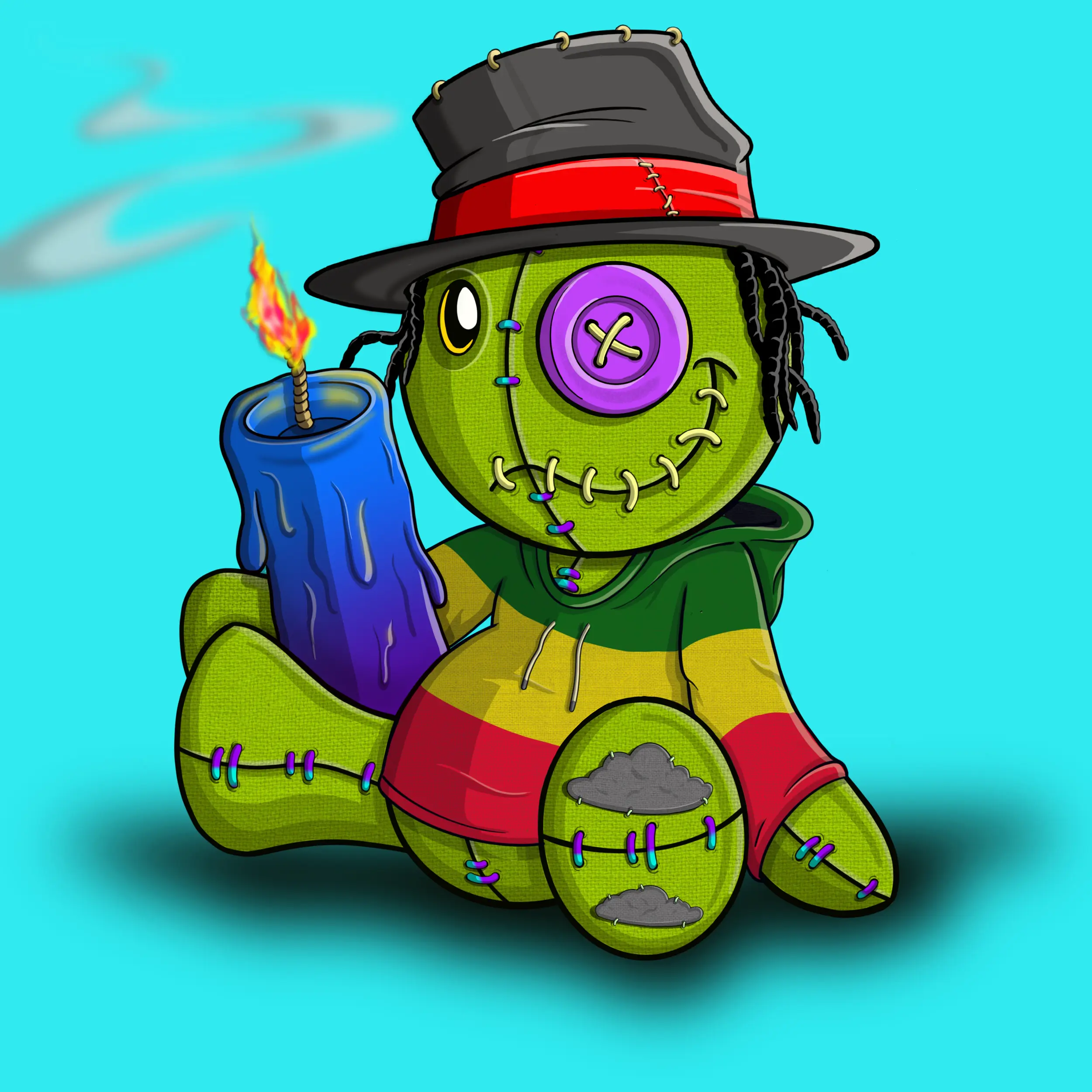 Trippy Stitch #966 NFT on Algorand