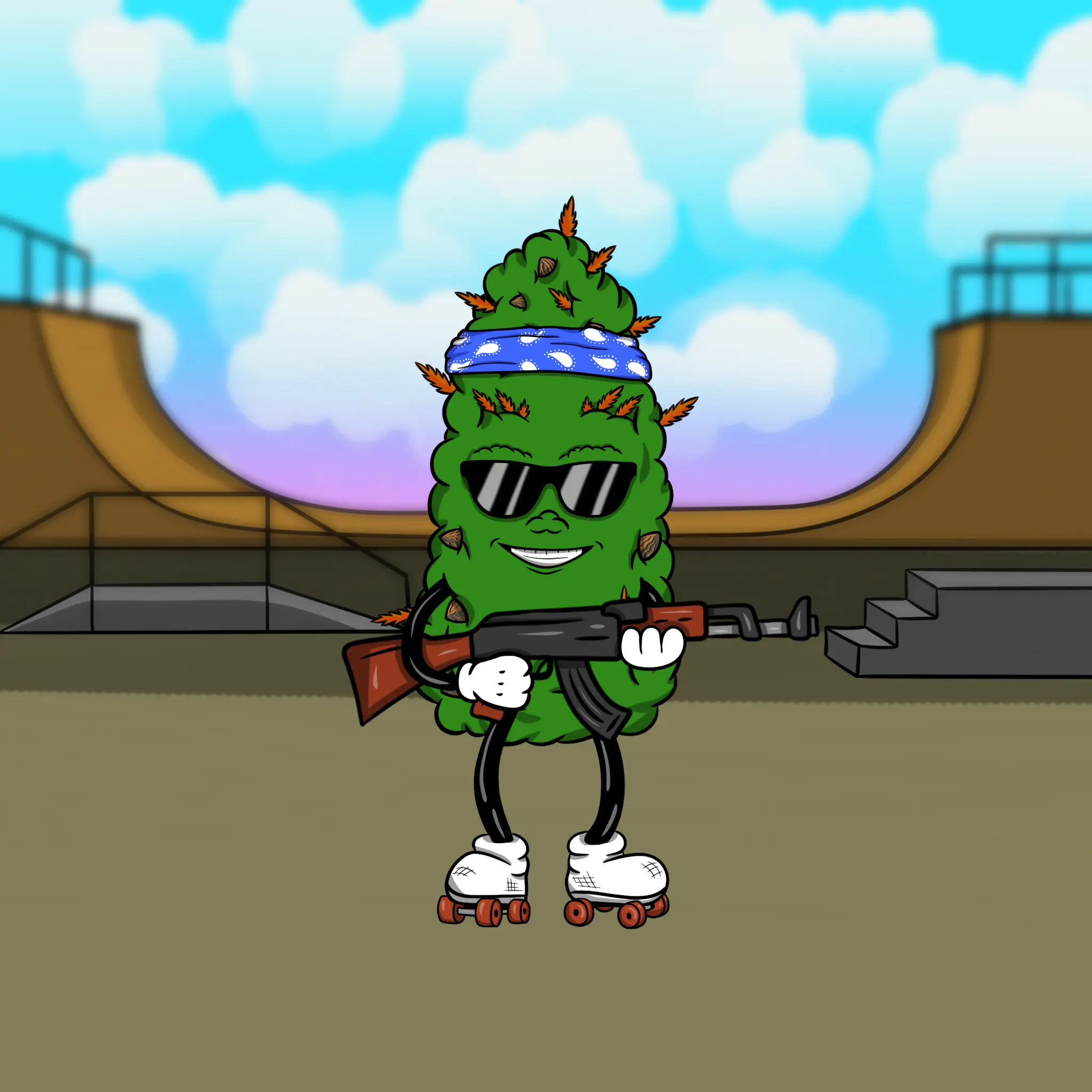 Blazing Budz #8 NFT on Algorand