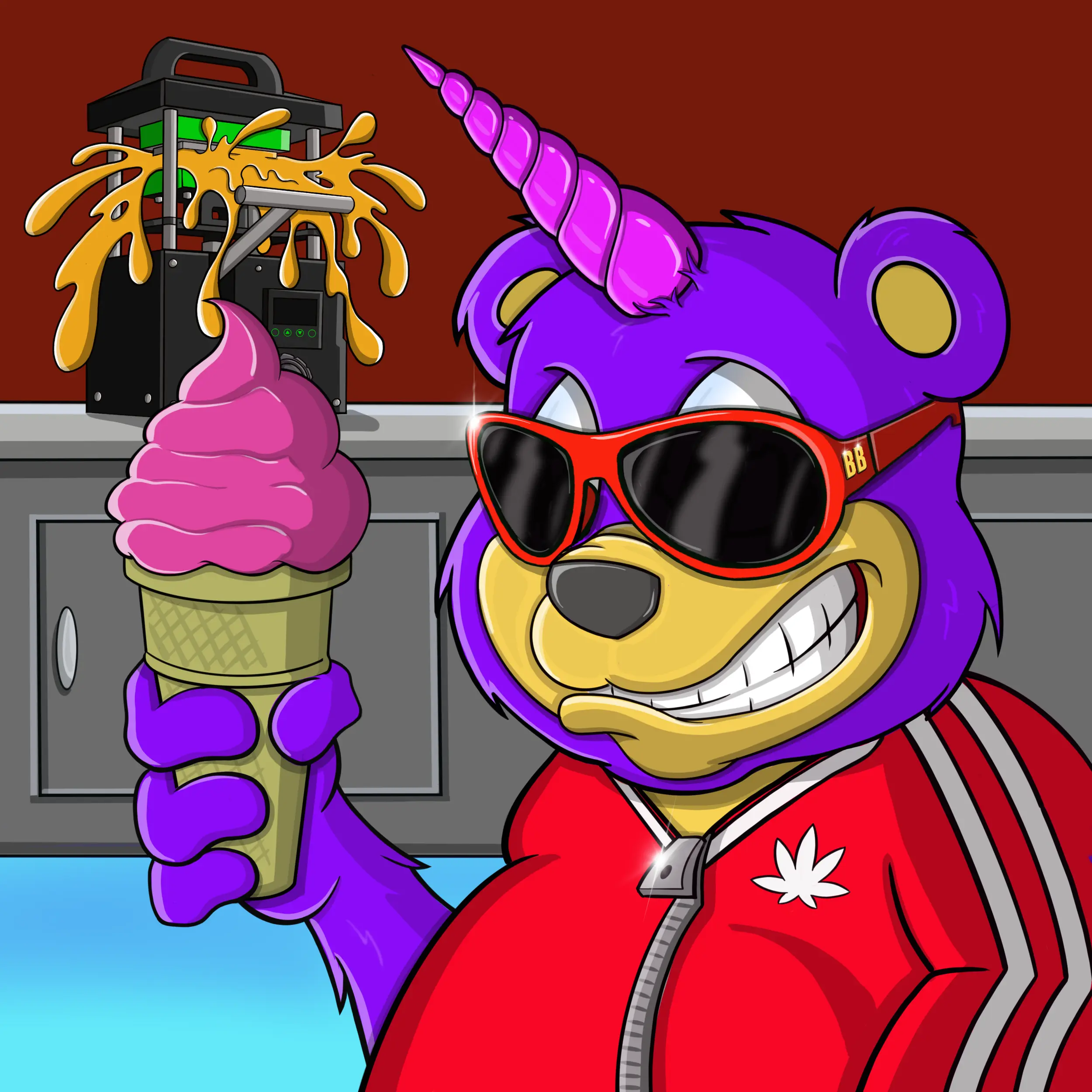 Burnin Bears #1118 NFT on Algorand