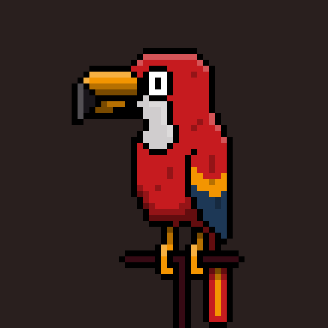 Algoparrot #25 - Stanislaw NFT on Algorand