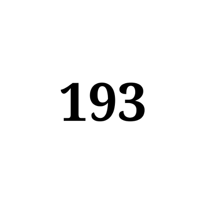 Number 193