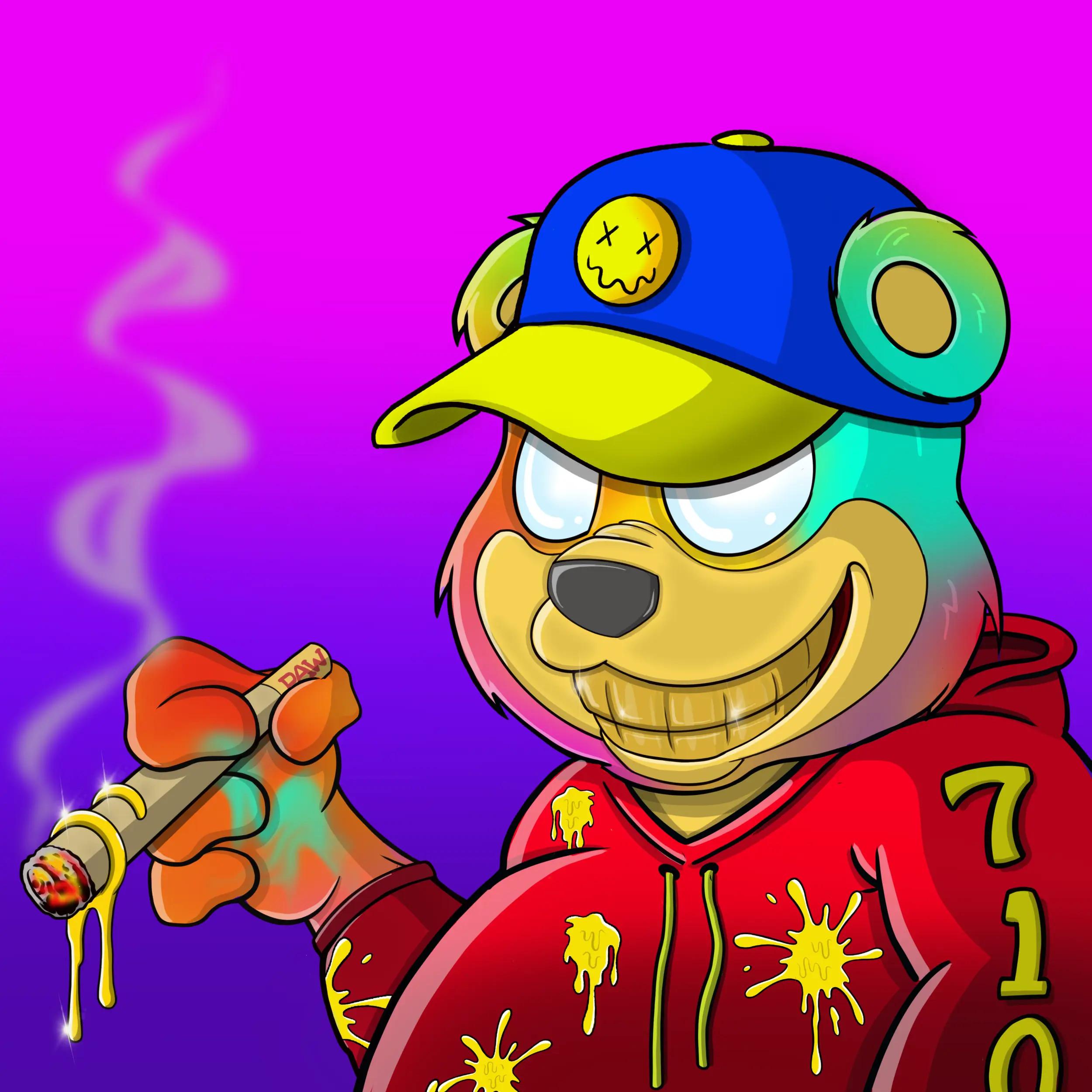 Burnin Bears #823 NFT on Algorand