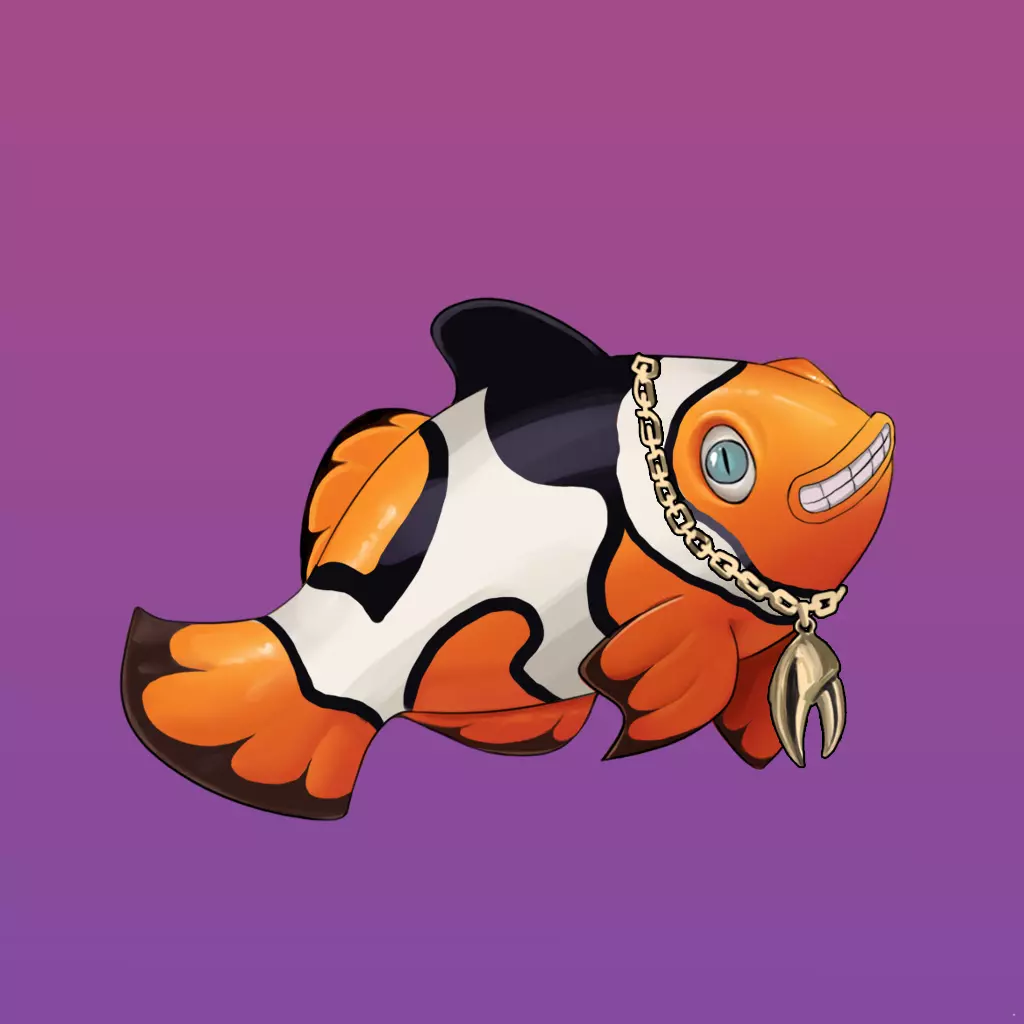 Clown Fish #186 NFT on Algorand