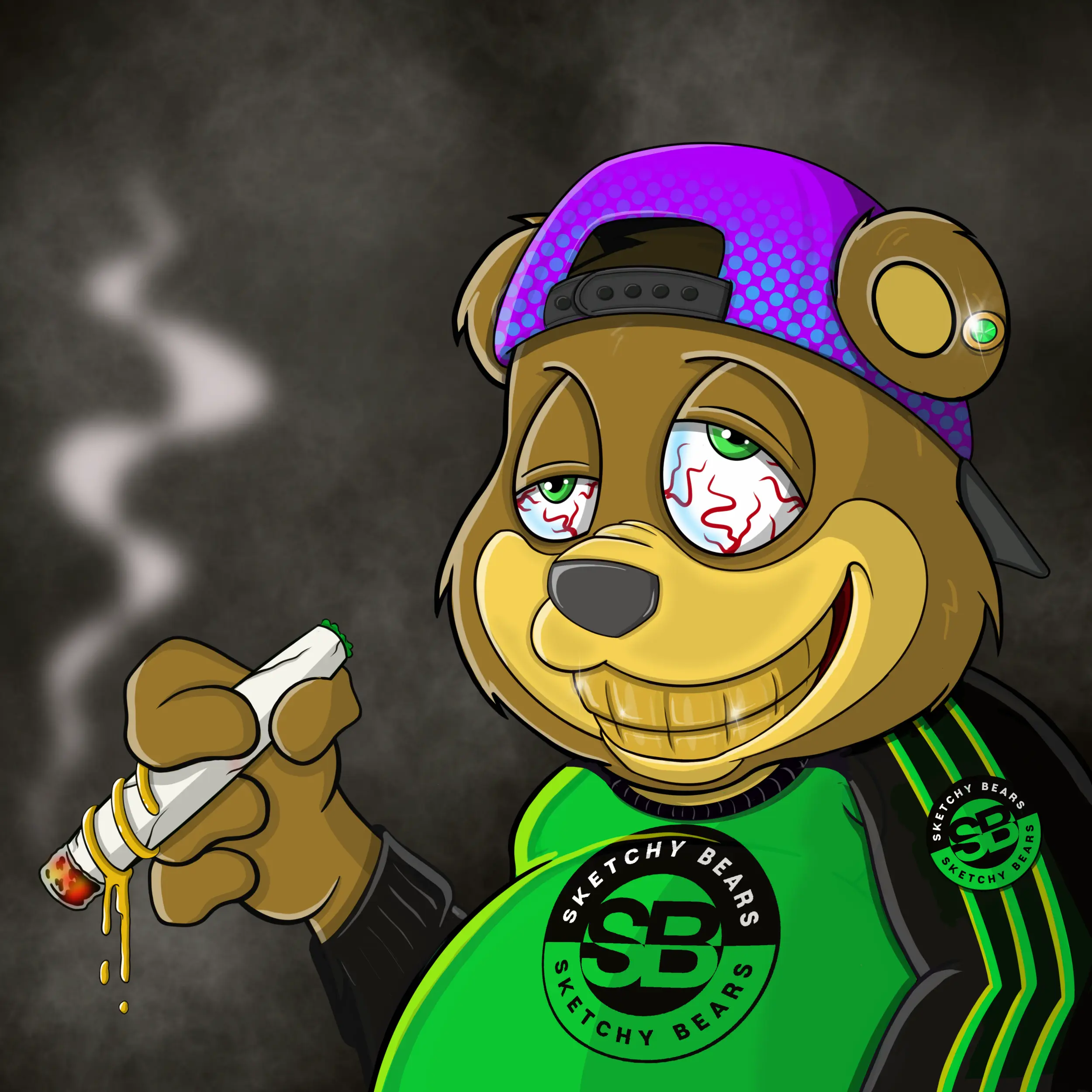 Burnin Bears #1488 NFT on Algorand