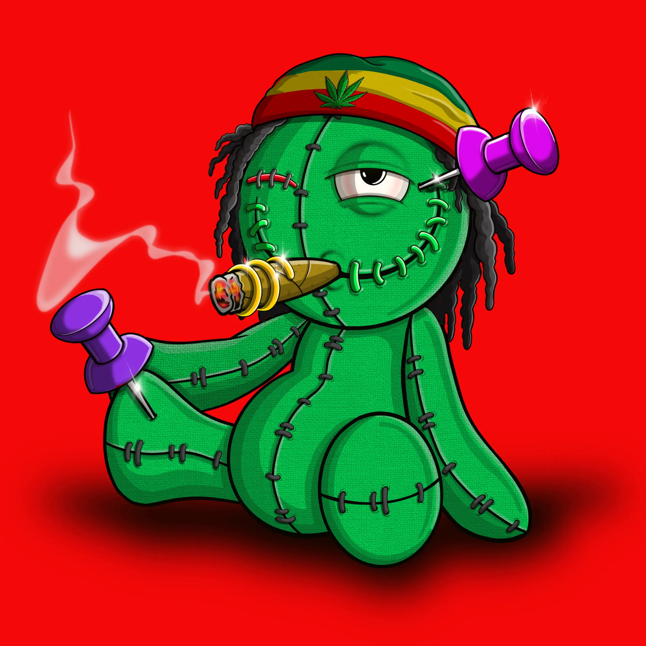 Trippy Stitch #74 NFT on Algorand