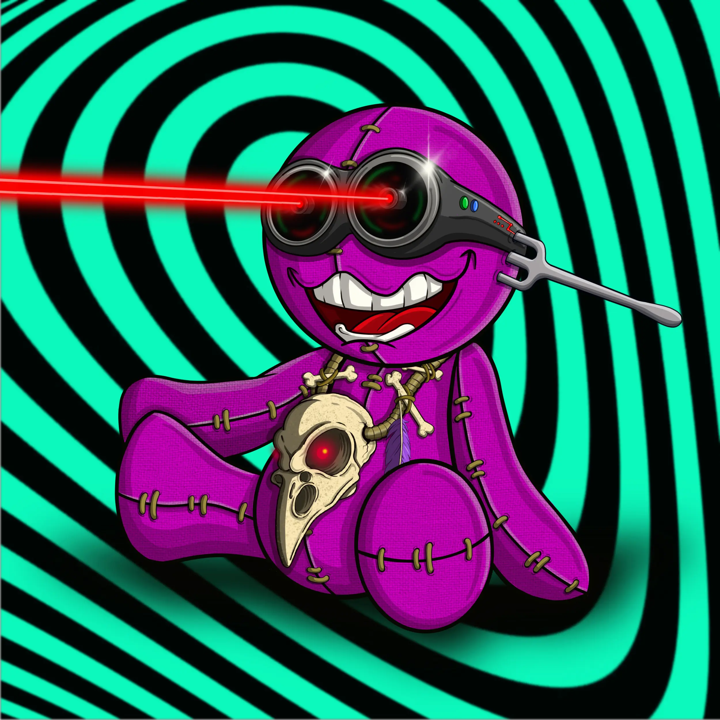 Trippy Stitch #1187 NFT on Algorand