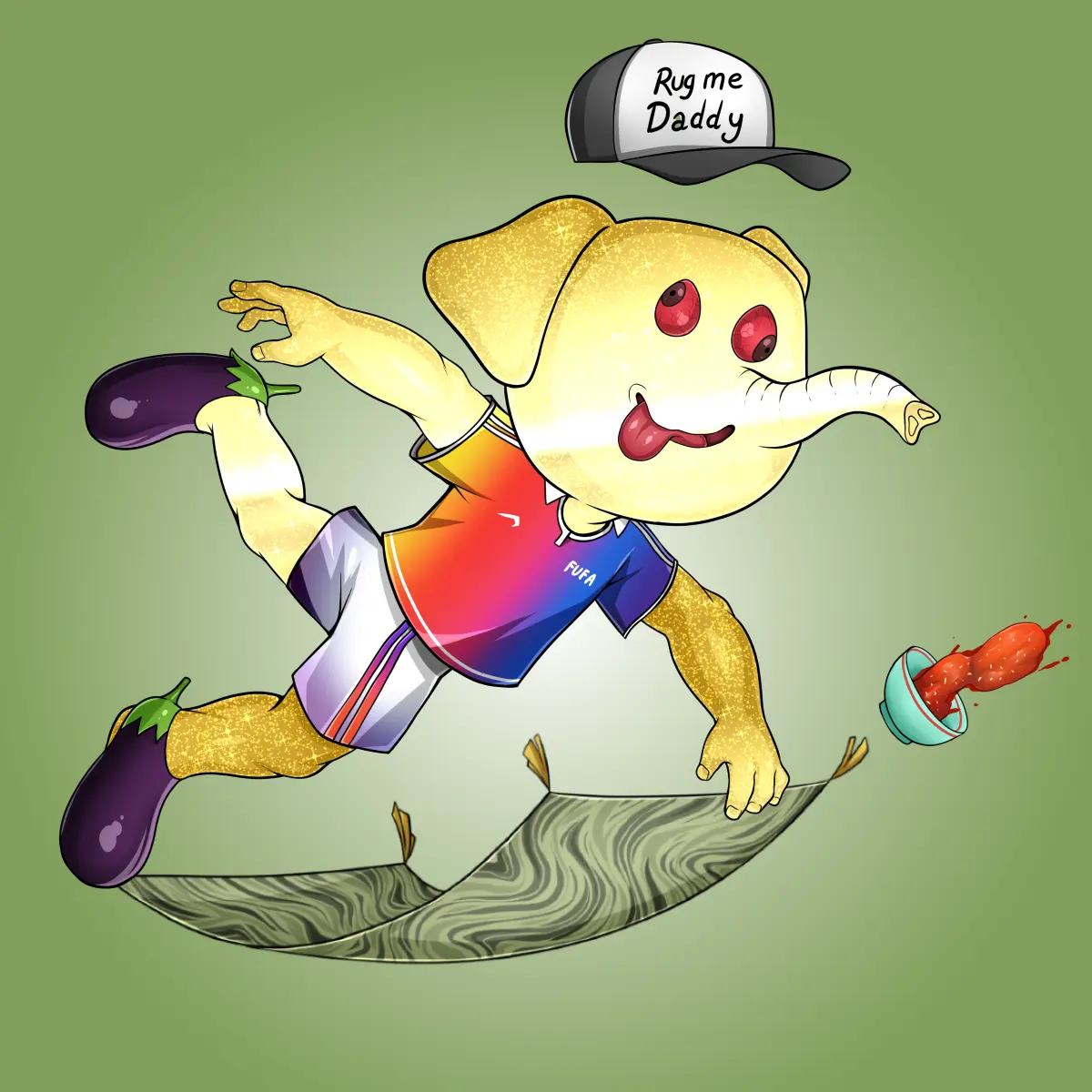 Rug Friends  #1244 NFT on Algorand