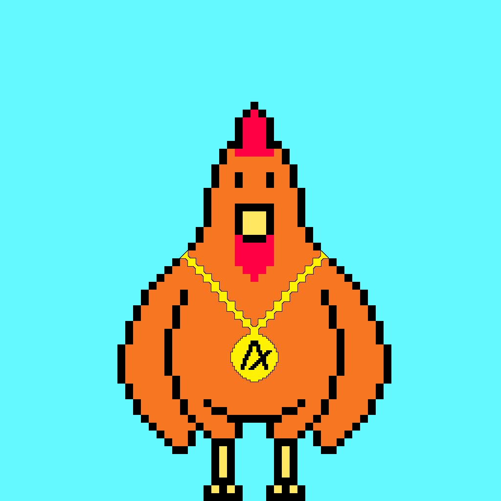 Pixel Chicken #74 NFT on Algorand