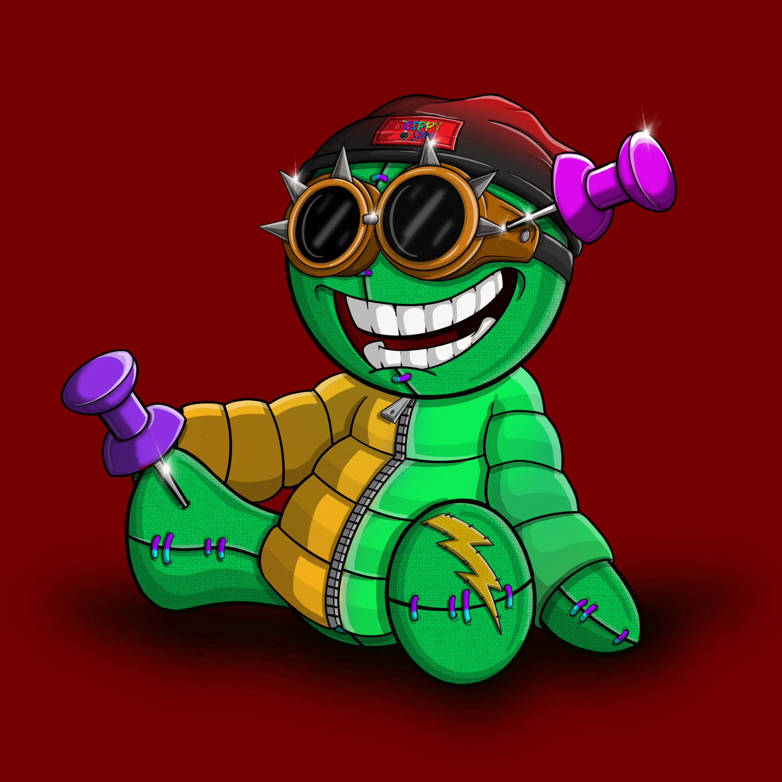 Trippy Stitch #1253 NFT on Algorand