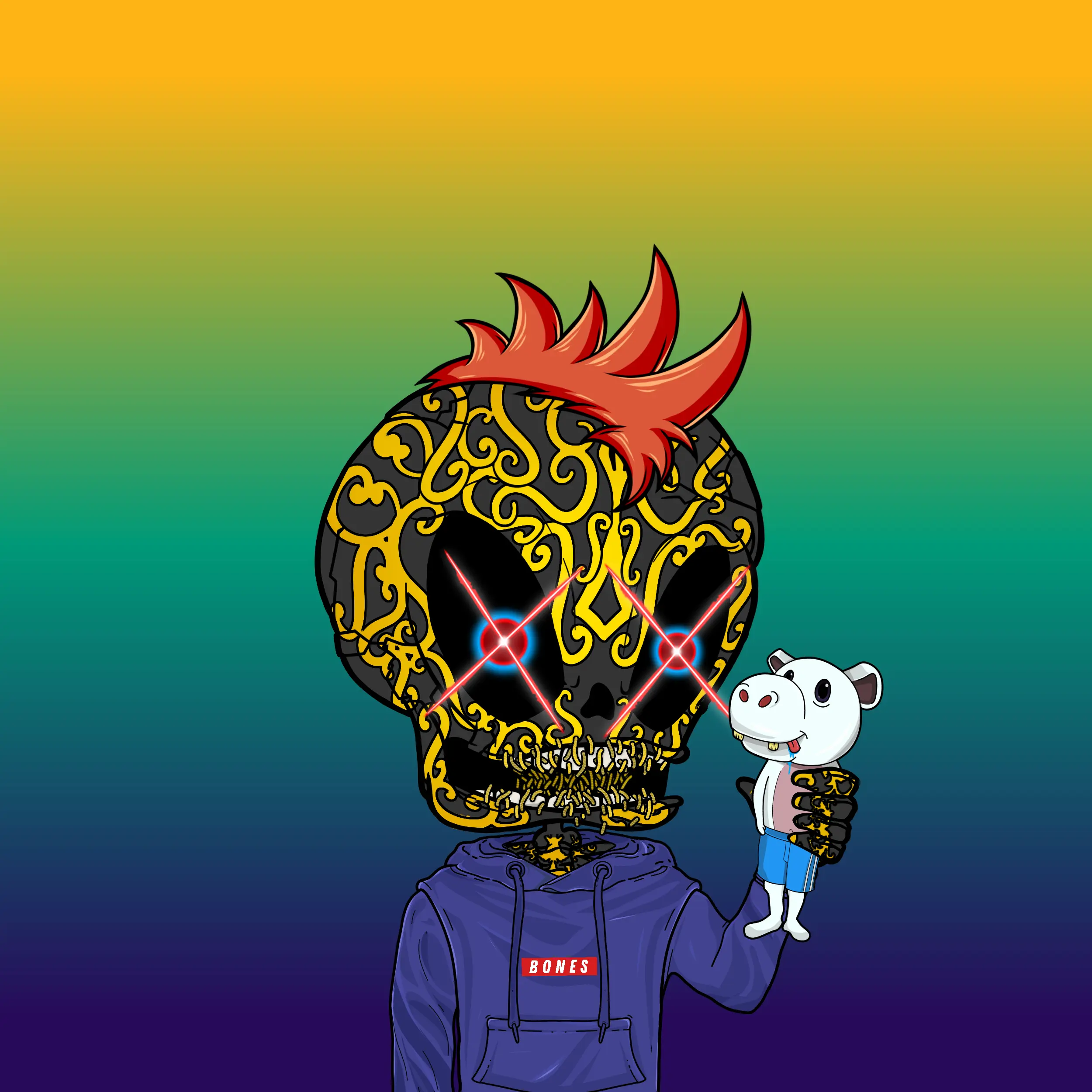 BoneBuddies #208 NFT on Algorand