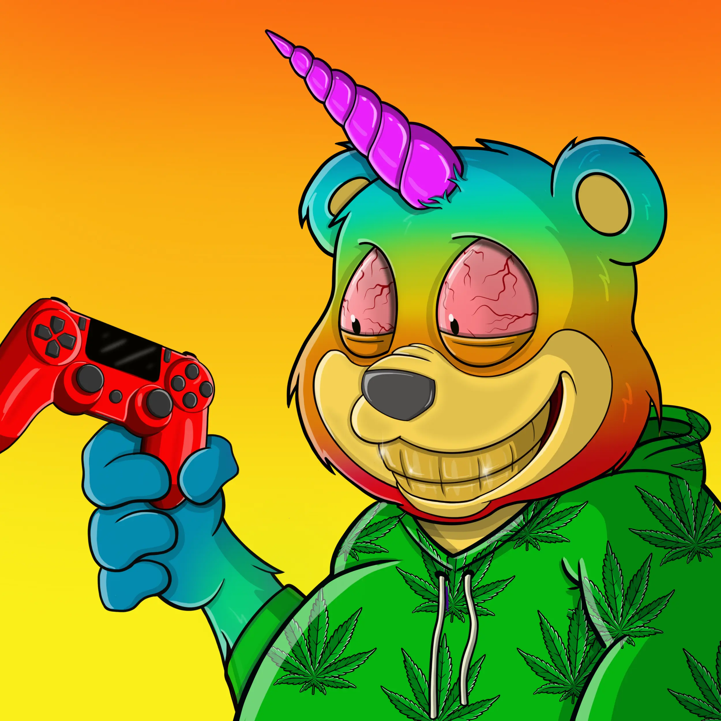 Burnin Bears #323 NFT on Algorand