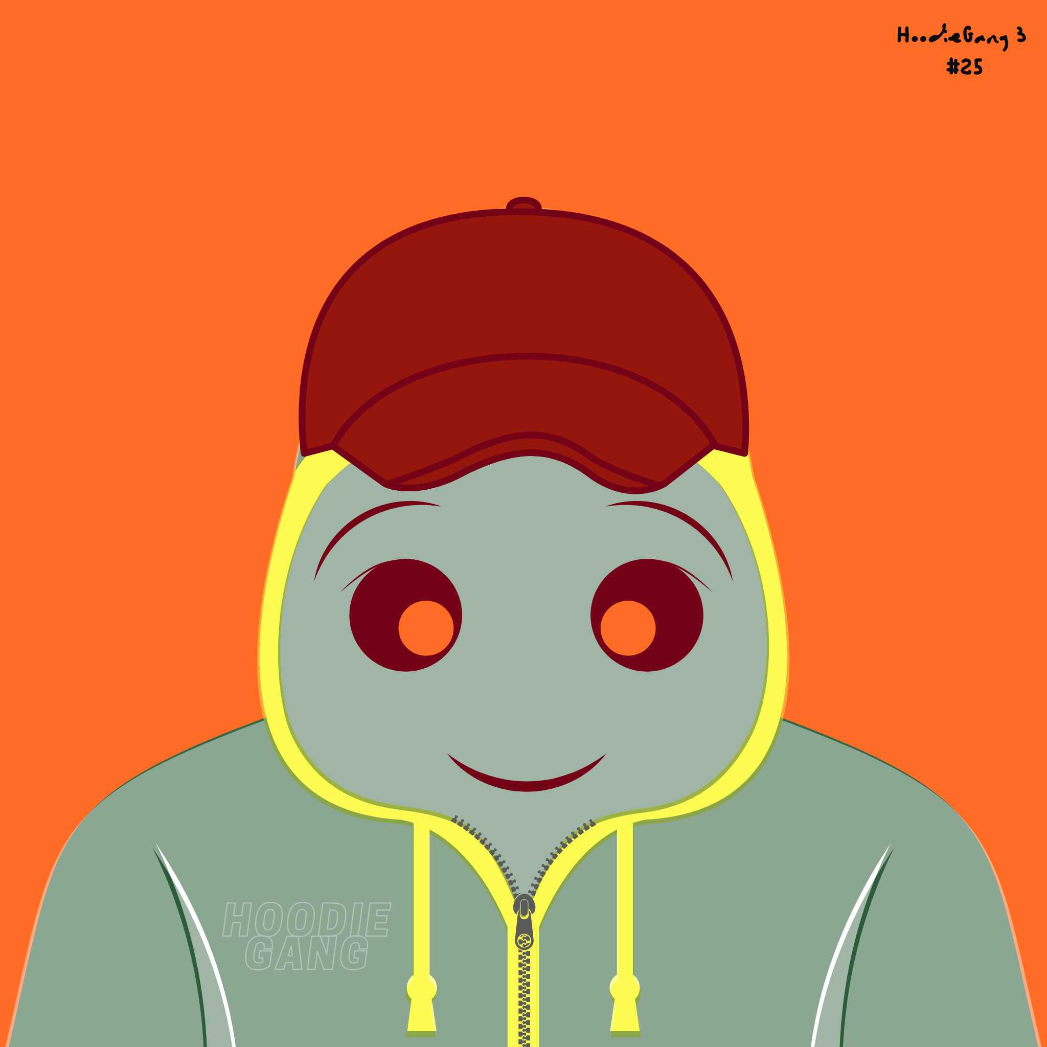 HoodieGang3 #25 NFT on Algorand