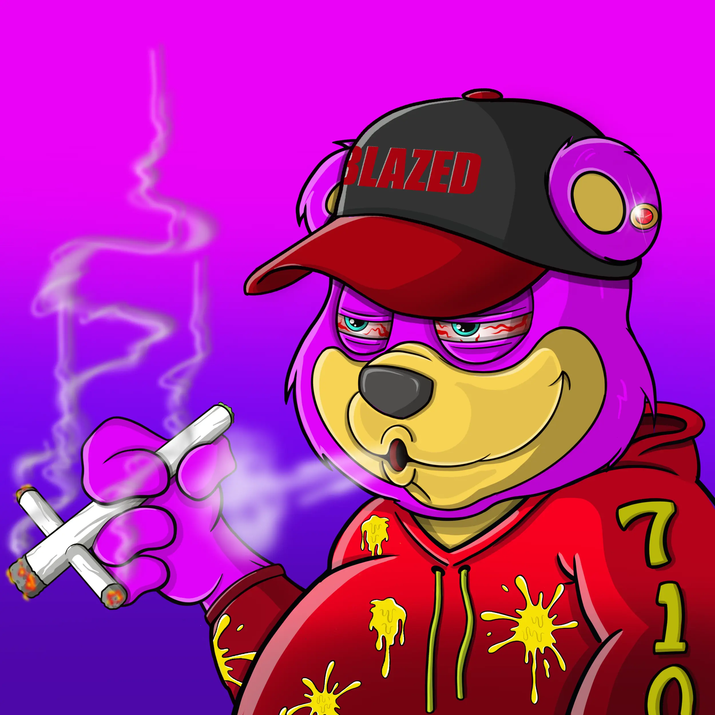 Burnin Bears #1752 NFT on Algorand