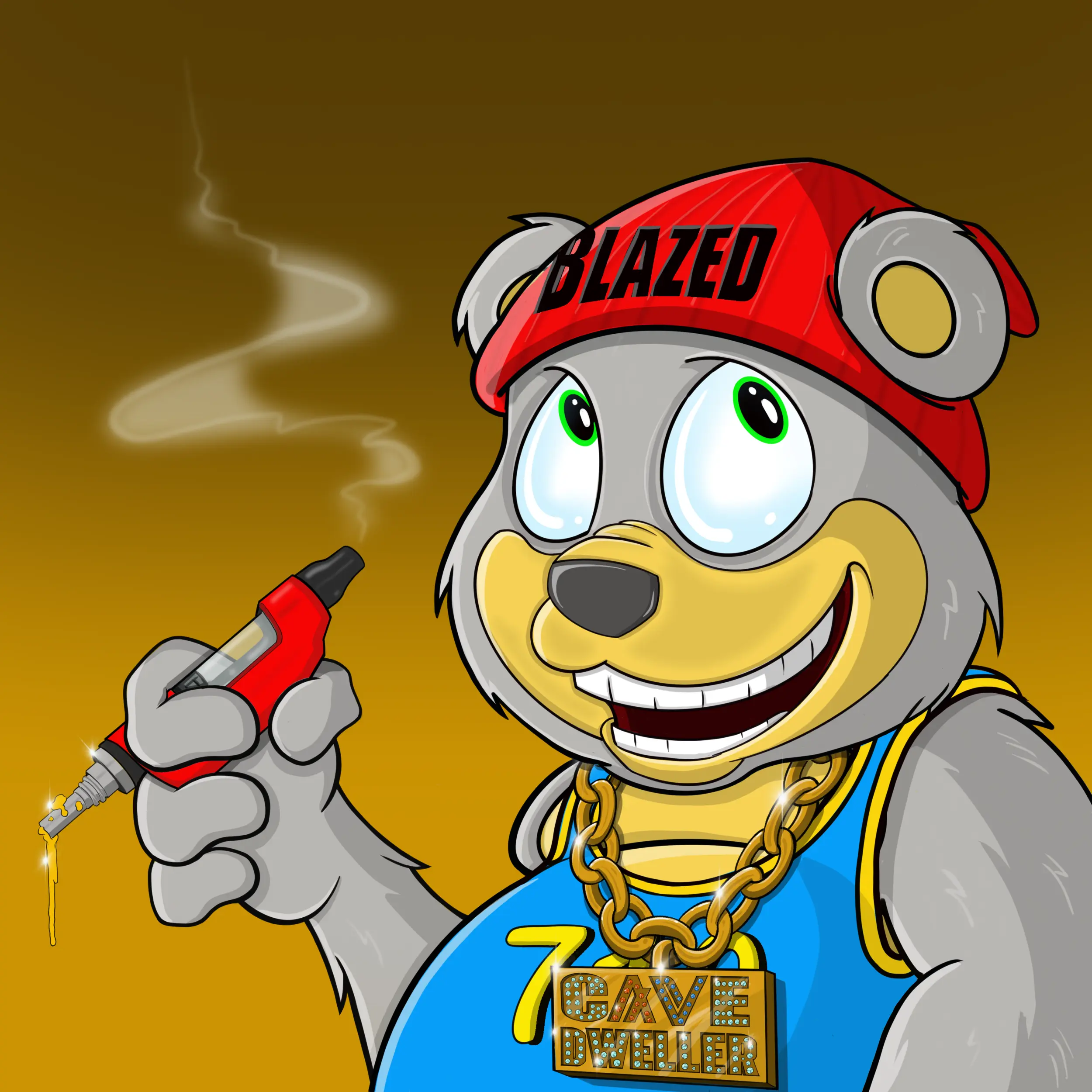 Burnin Bears #3302 NFT on Algorand