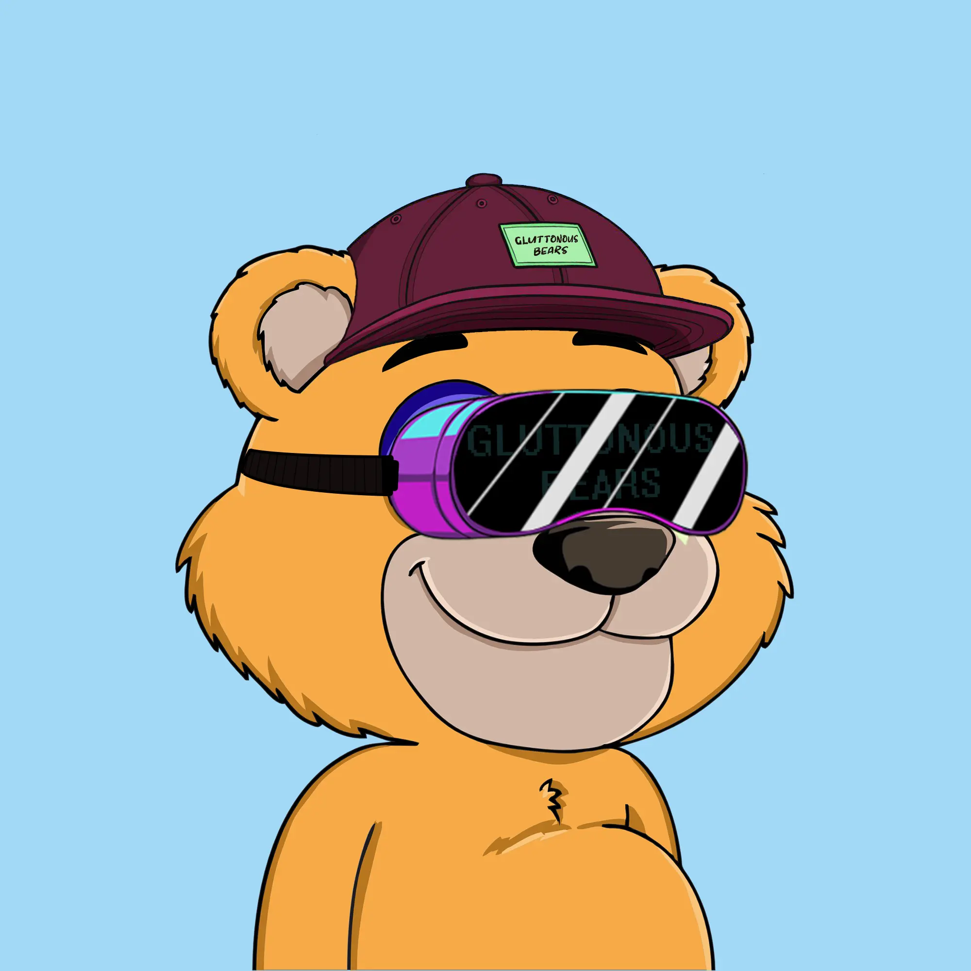 Gluttonous Bears #422 NFT on Algorand