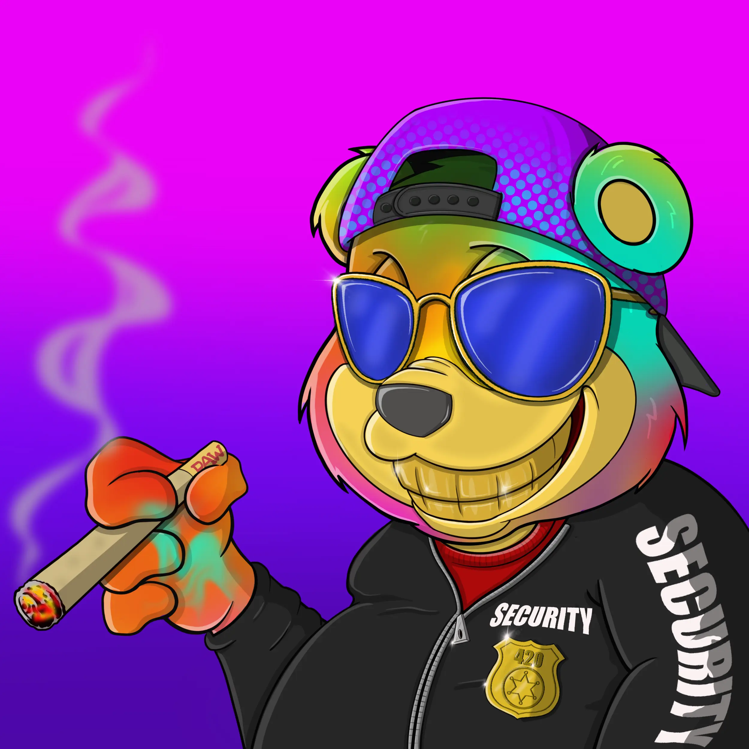 Burnin Bears #382 NFT on Algorand