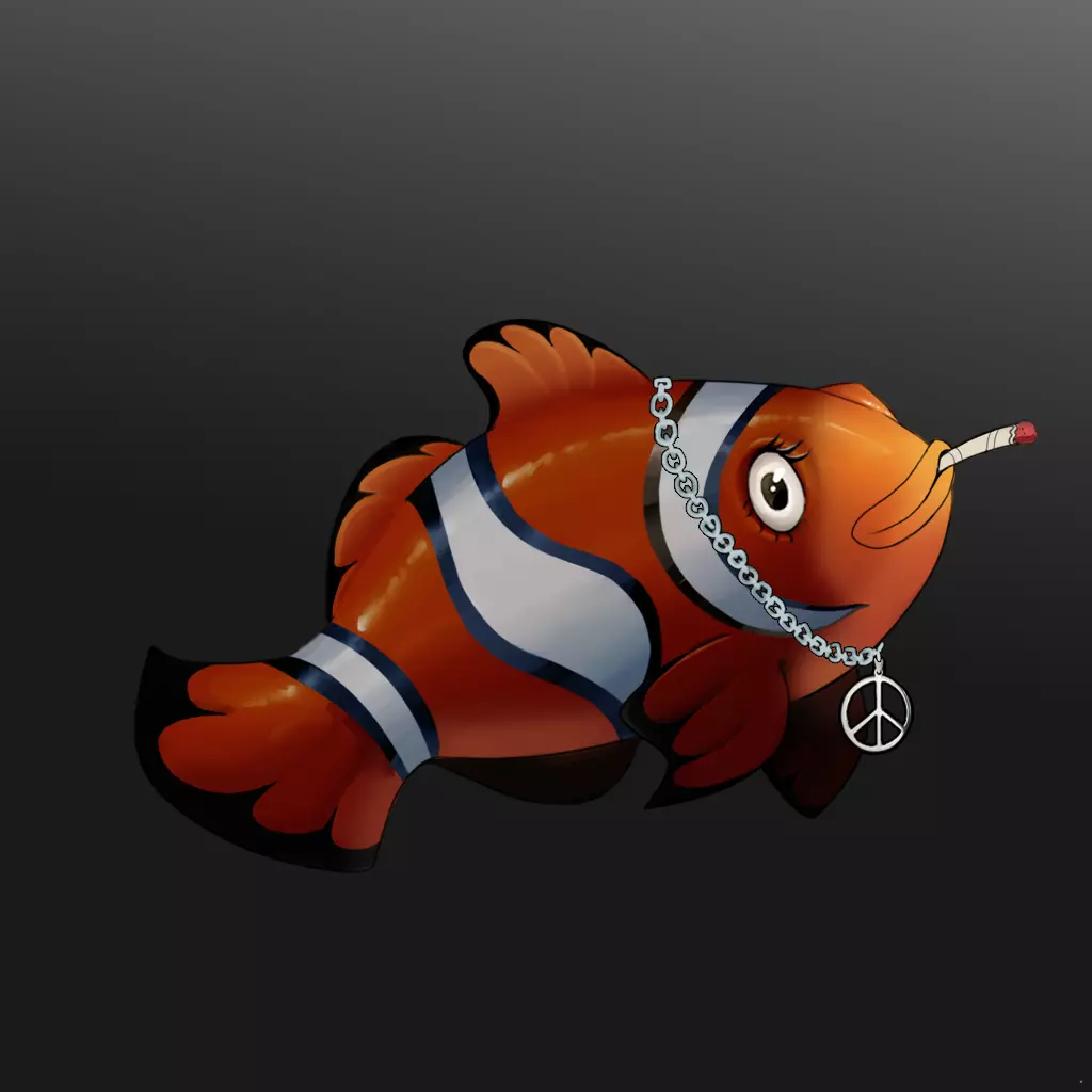Clown Fish #238 NFT on Algorand