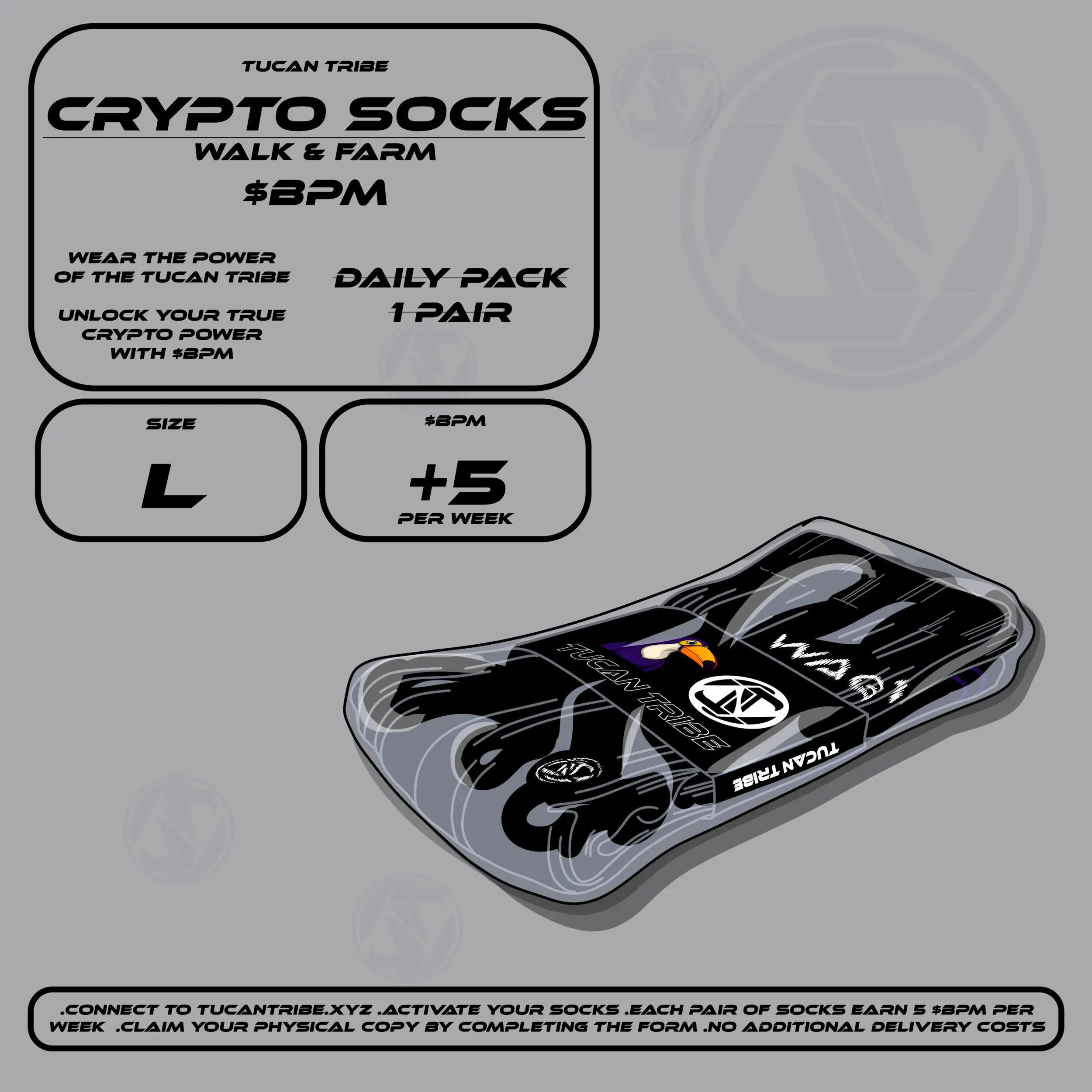Tucan Tribe Crypto Socks #247 NFT on Algorand