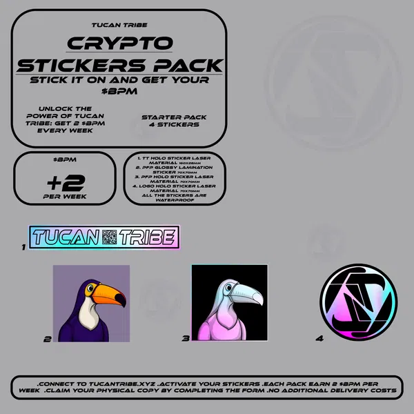 An image of Tucan Tribe Crypto Stickers #420