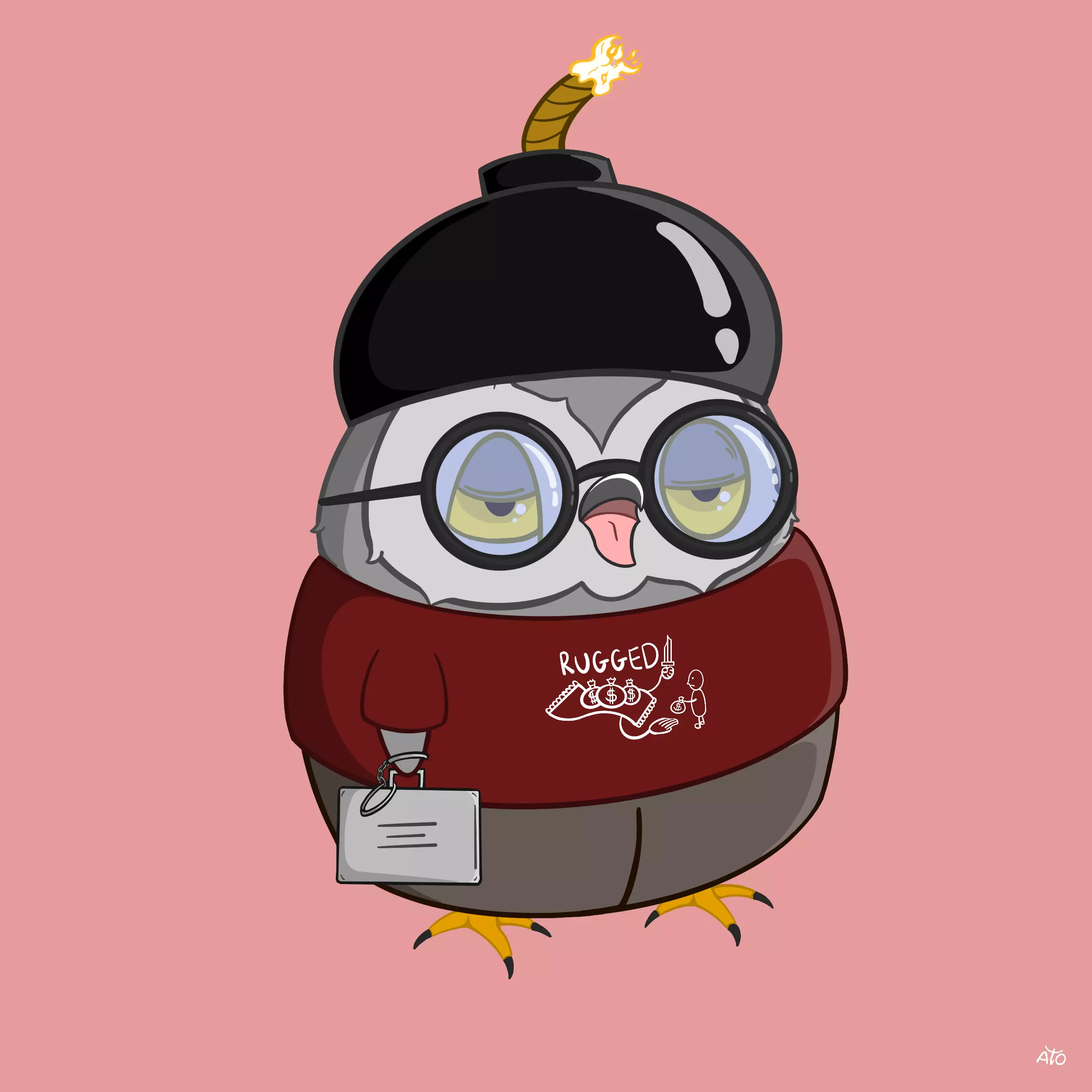Baby Hoot Group #91 NFT on Algorand