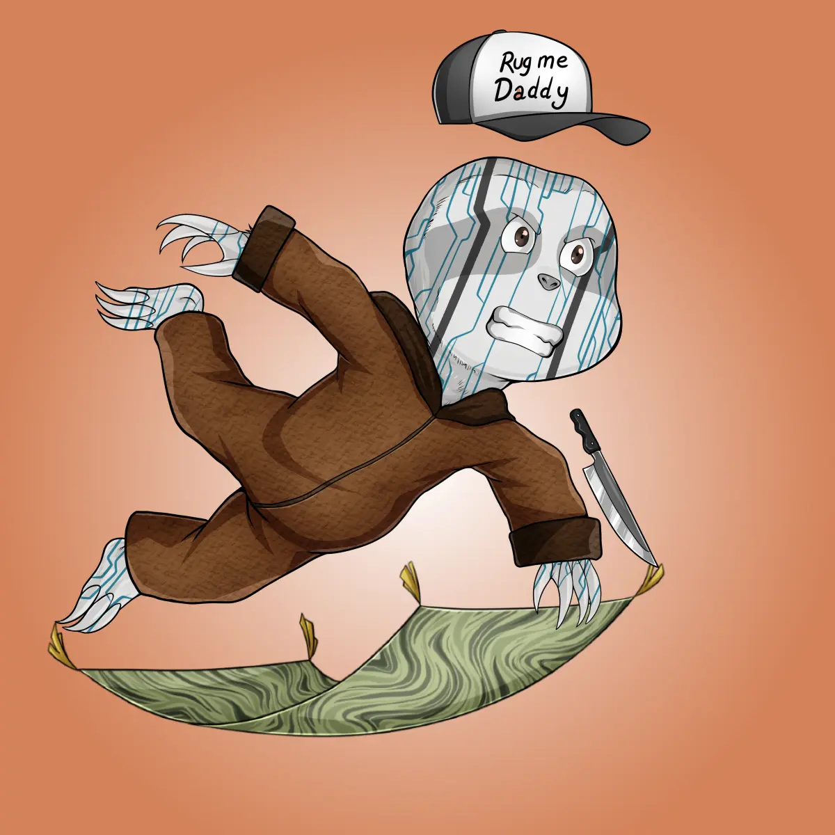 Rug Friends  #6445 NFT on Algorand