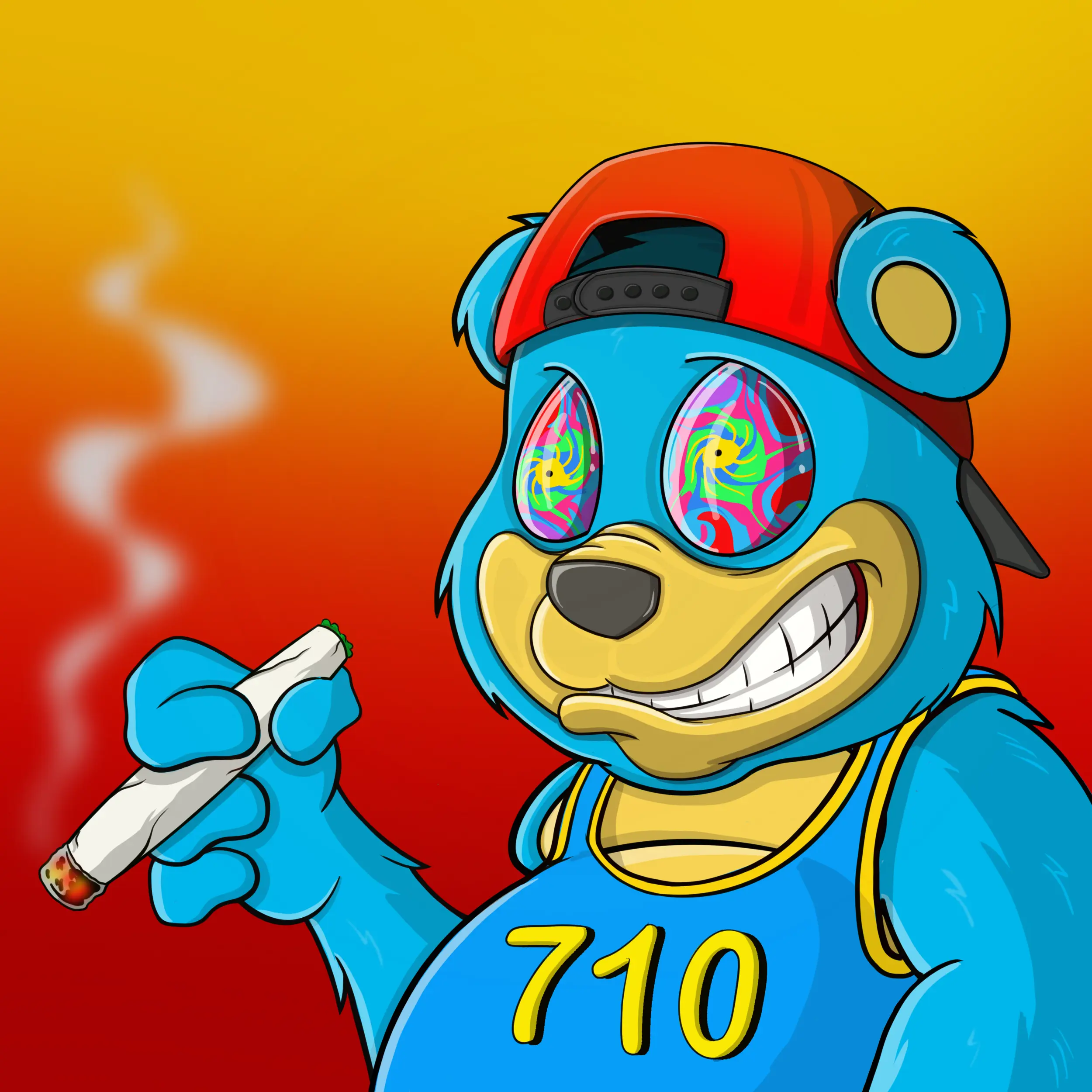Burnin Bears #1443 NFT on Algorand