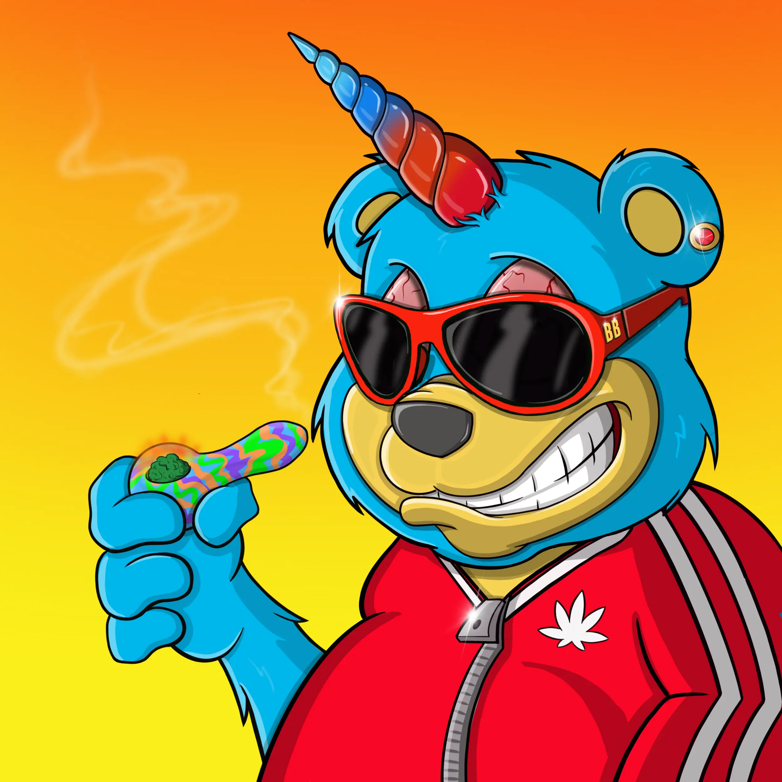 Burnin Bears #1568 NFT on Algorand