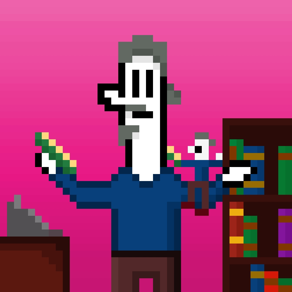 Paperguy G2#66 Bookseller NFT on Algorand
