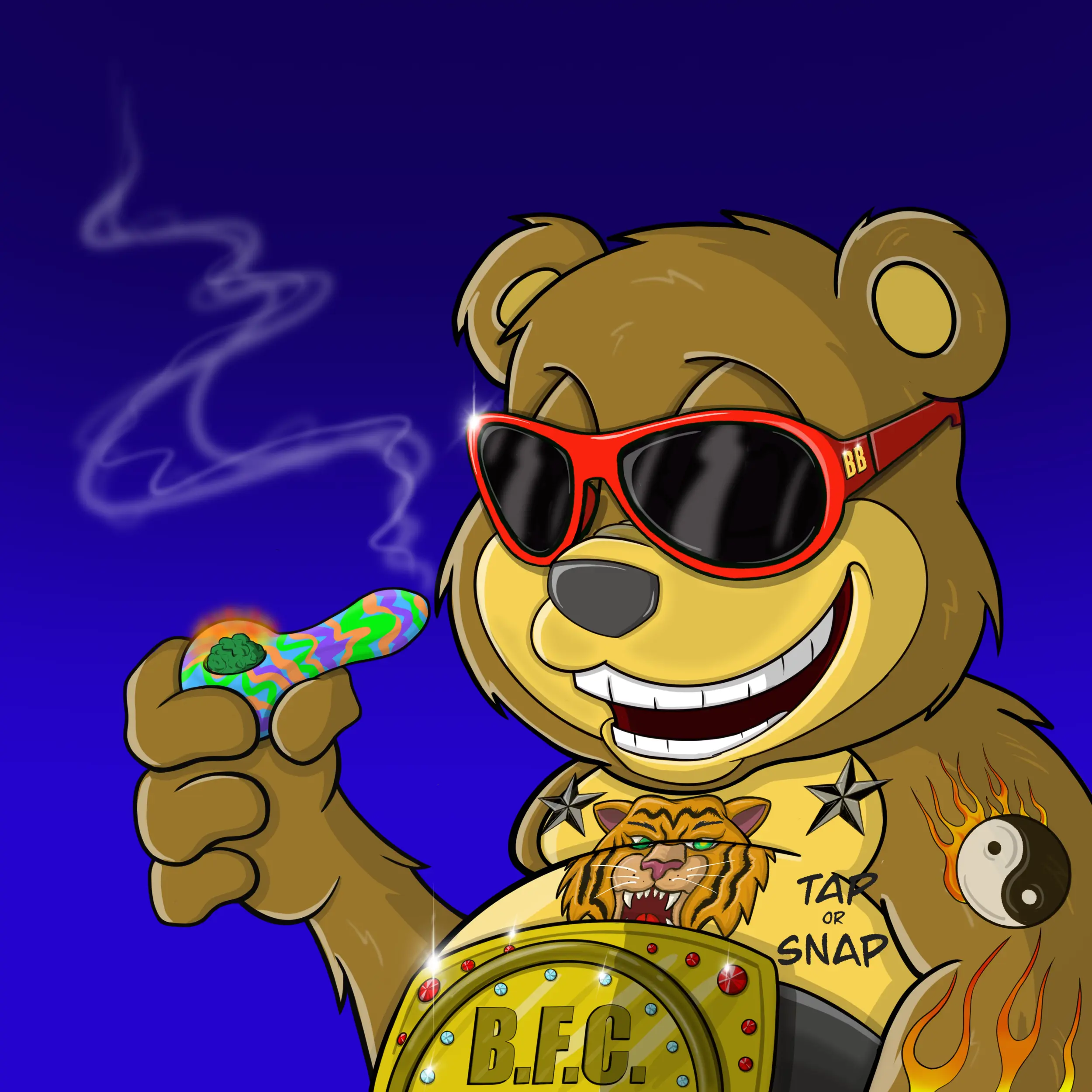 Burnin Bears #1432 NFT on Algorand