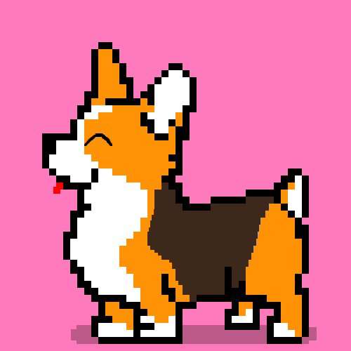 Pixel Pup 08 NFT on Algorand