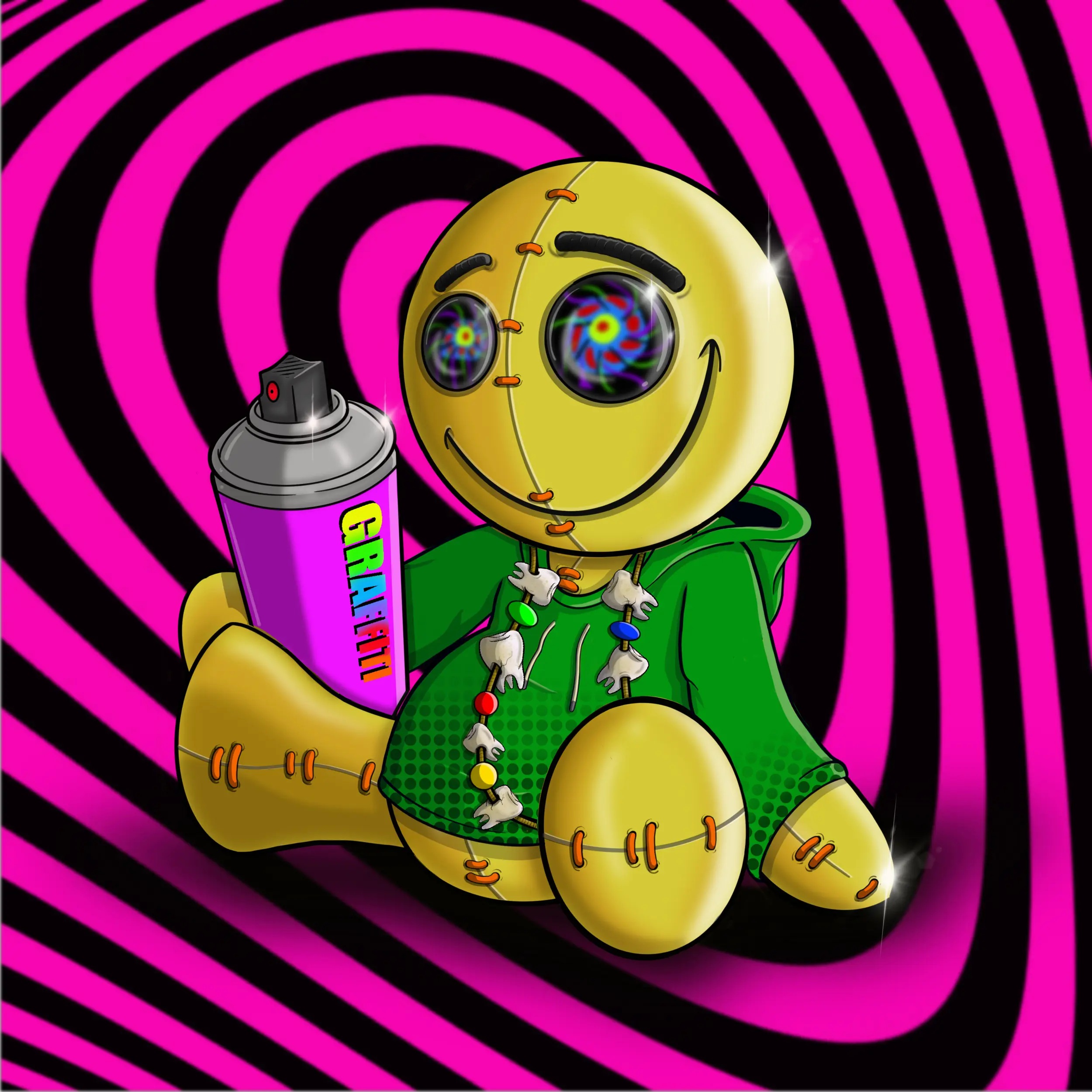 Trippy Stitch #1132 NFT on Algorand