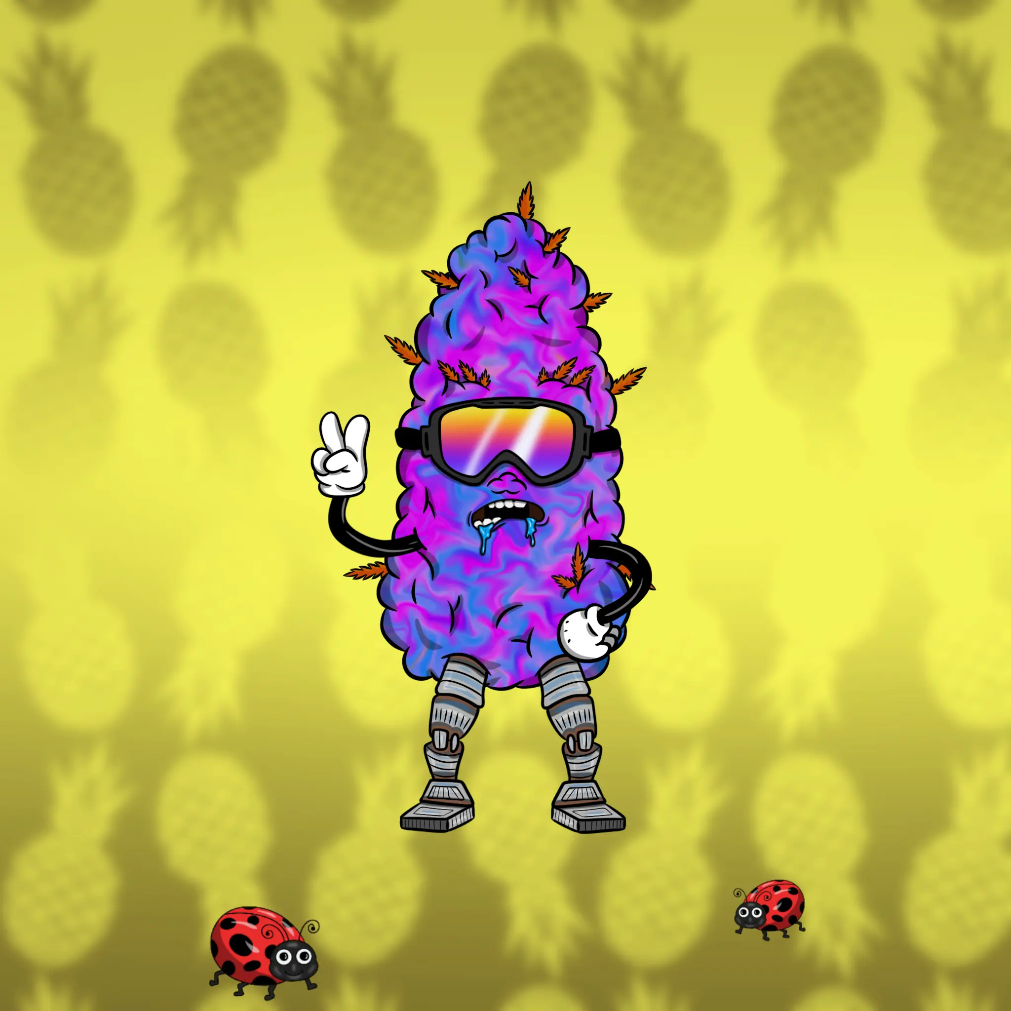 Blazing Budz #856 NFT on Algorand