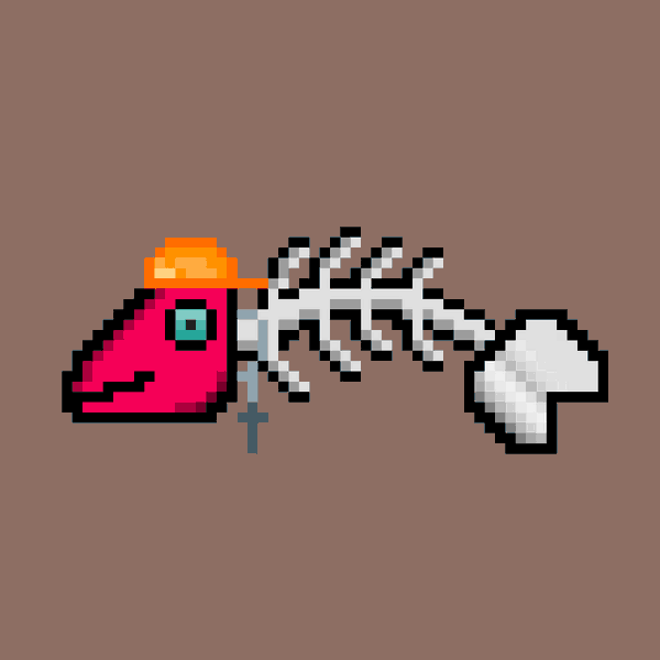 An image of 8-Bit BoneFish #614