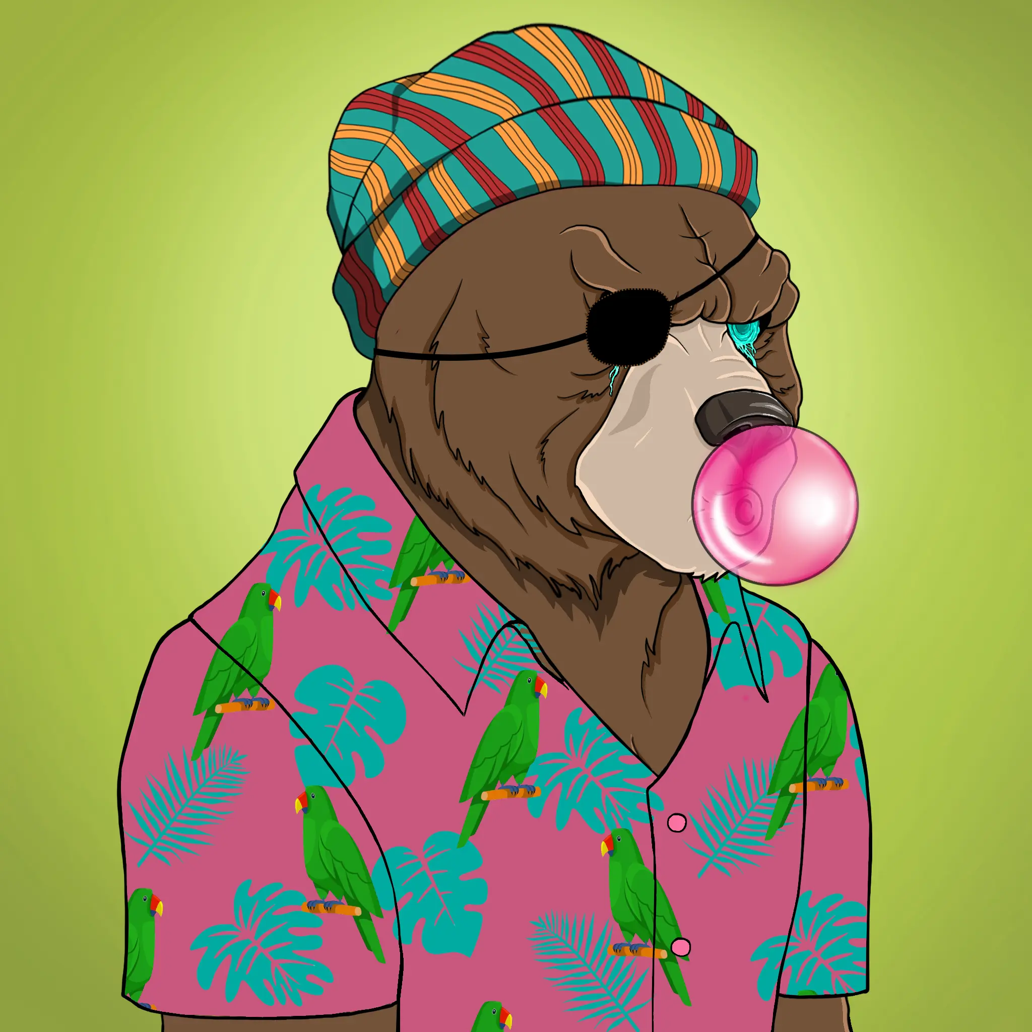 Mad Bears #206 NFT on Algorand