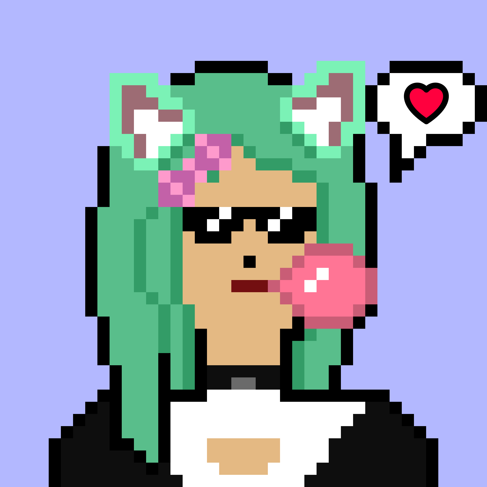 Catgirl Collection #343 NFT on Algorand