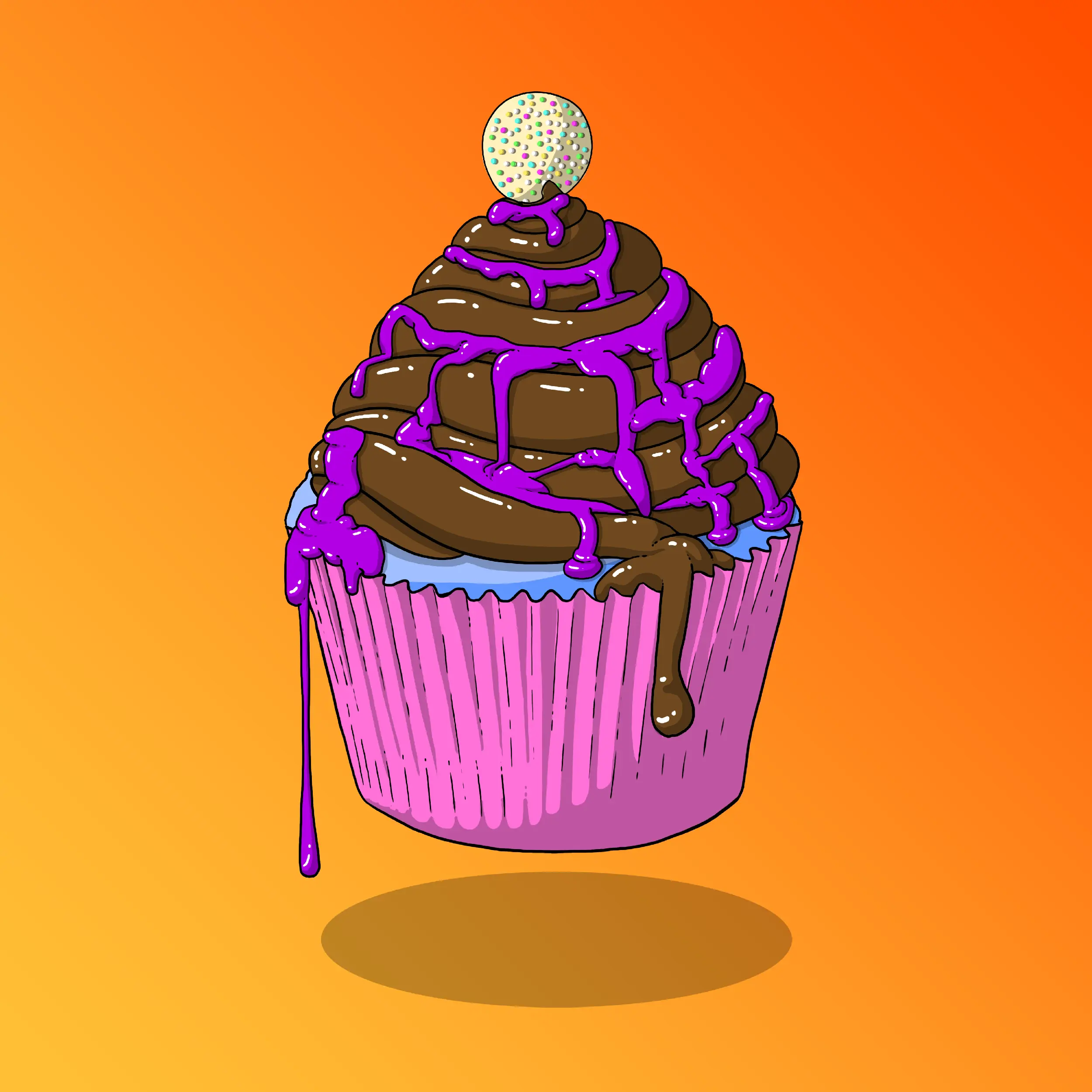 Cupcakes #61 NFT on Algorand