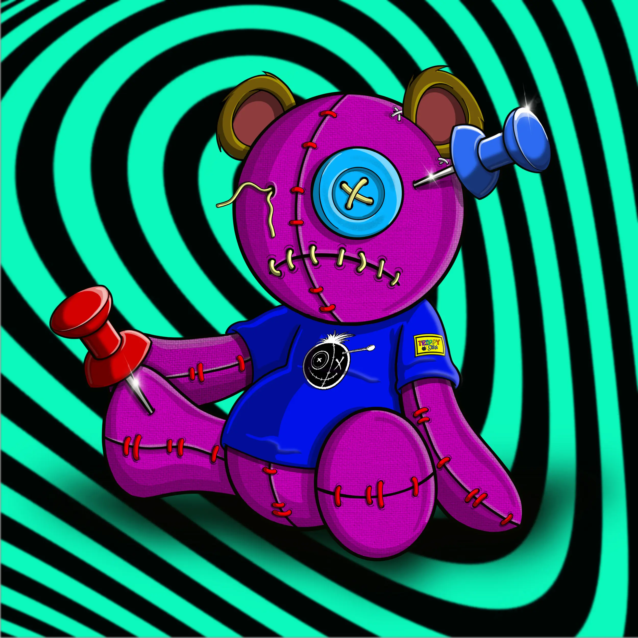 Trippy Stitch #1130 NFT on Algorand