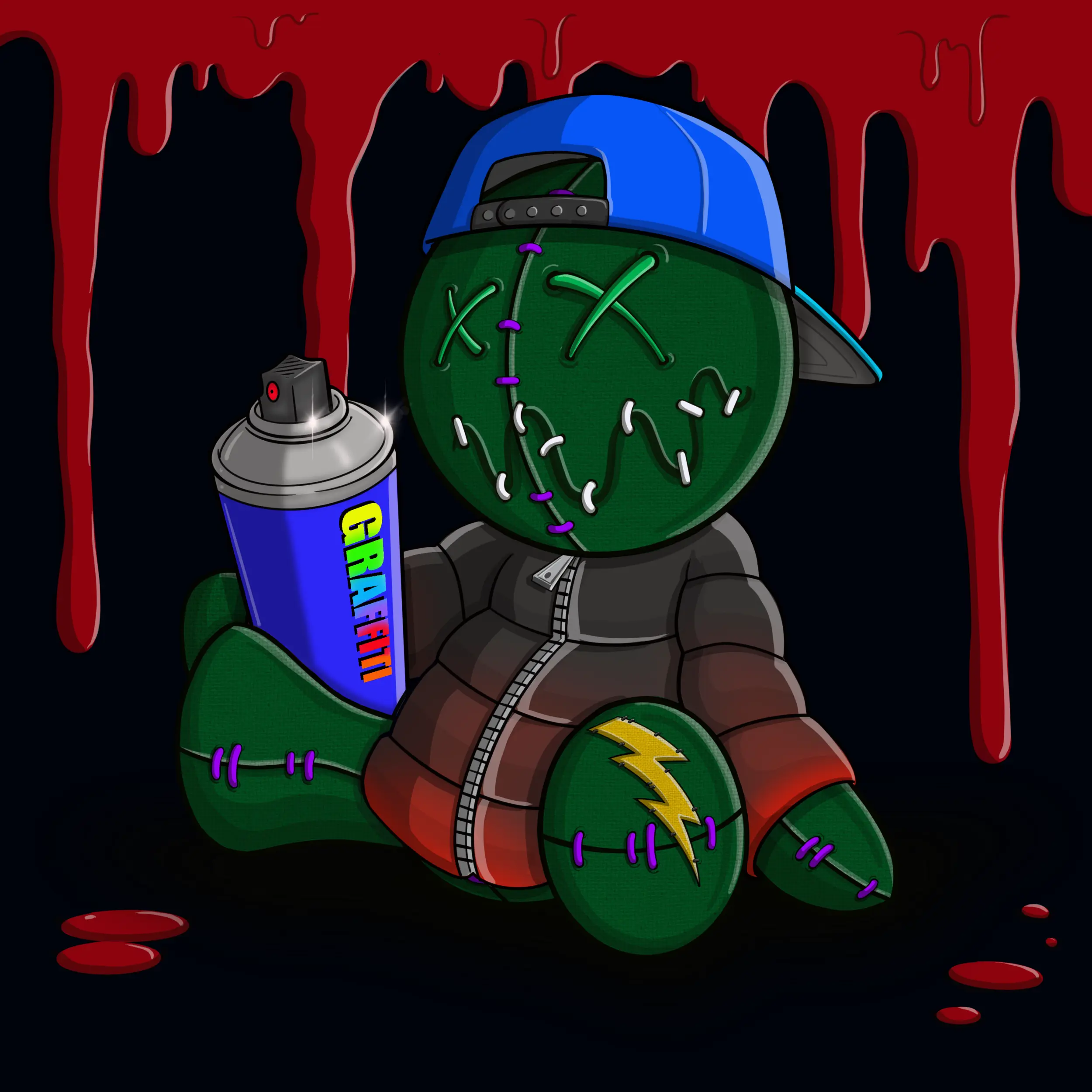 Trippy Stitch #1122 NFT on Algorand